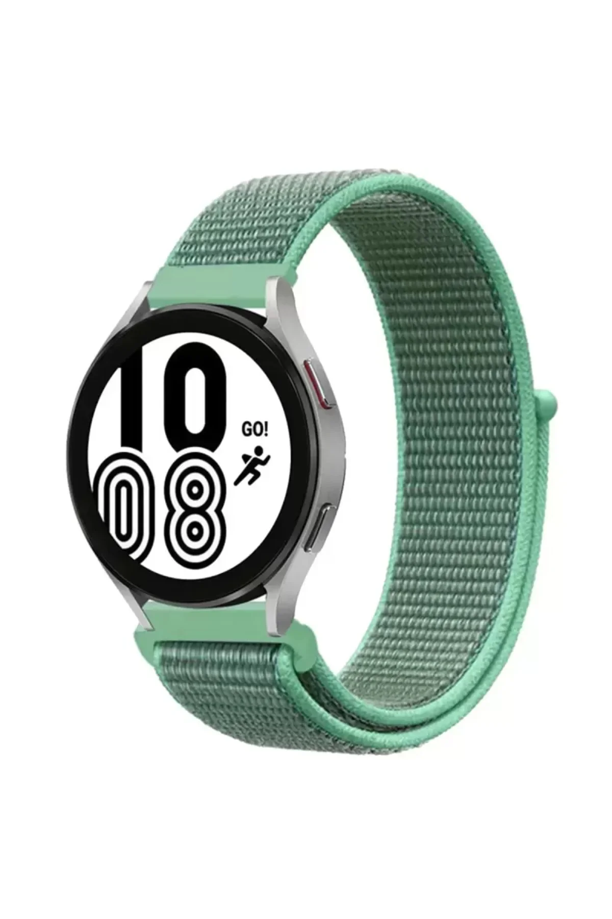 Newface Samsung Galaxy Watch 4 Hasırlı Cırtcırtlı Kordon - Turkua