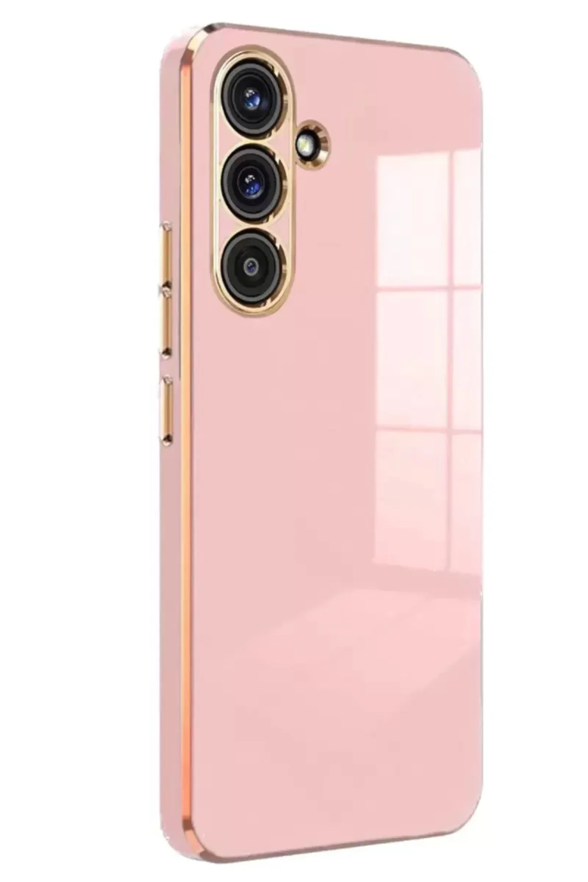 Newface Samsung Galaxy A24 4g Kılıf Volet Silikon - Pembe