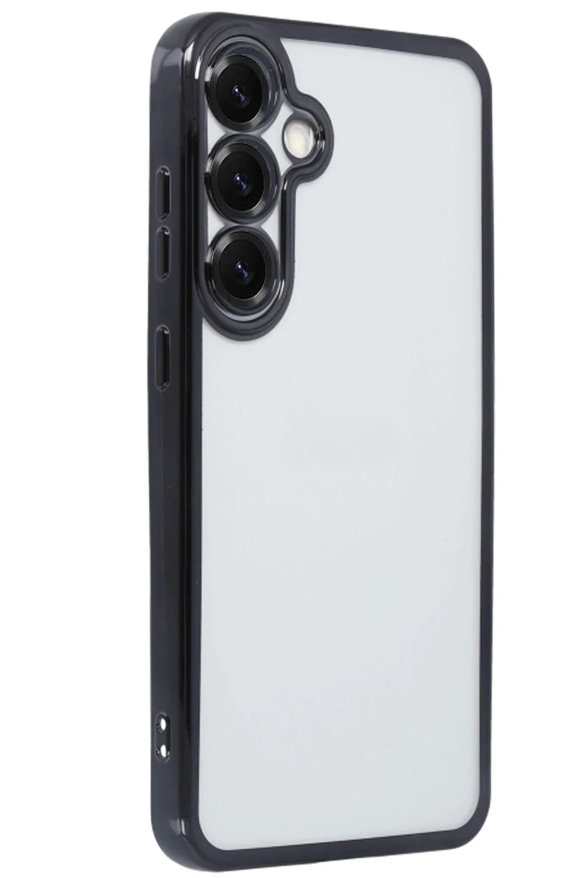 Newface Samsung Galaxy S25 Plus Kılıf Razer Lensli Silikon - Siya
