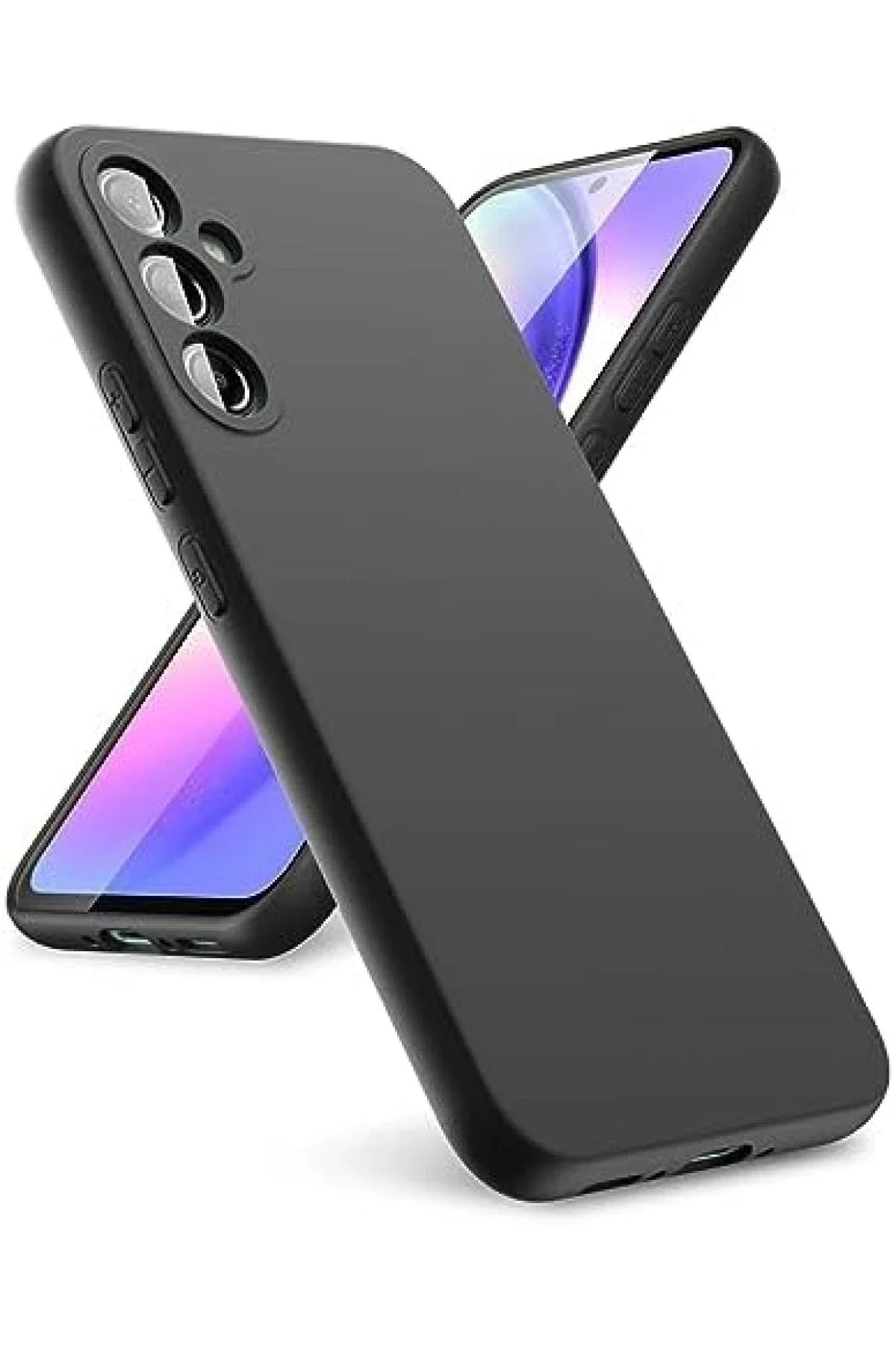 Newface Samsung Galaxy A24 4g Kılıf First Silikon - Siyah