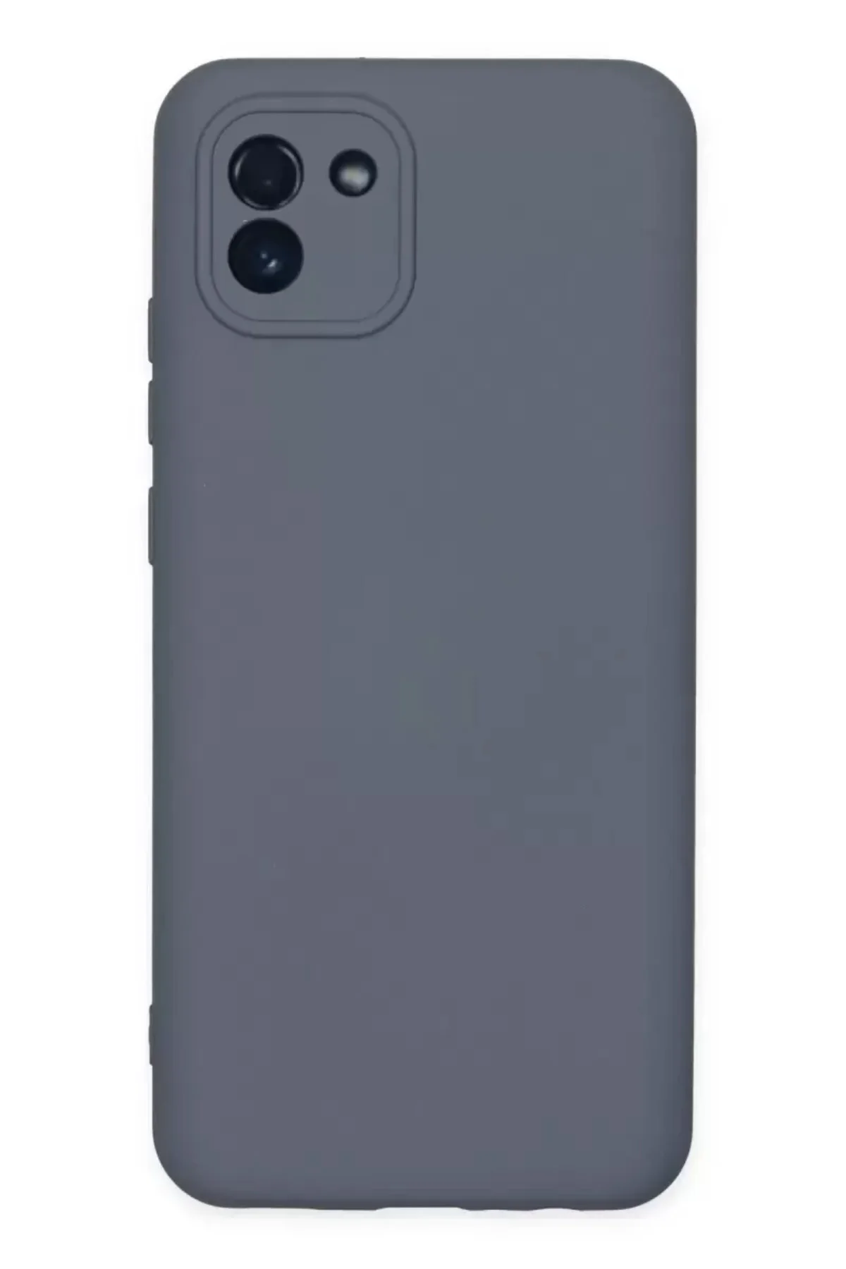 Newface Samsung Galaxy A03 Kılıf Nano İçi Kadife Silikon - Gri