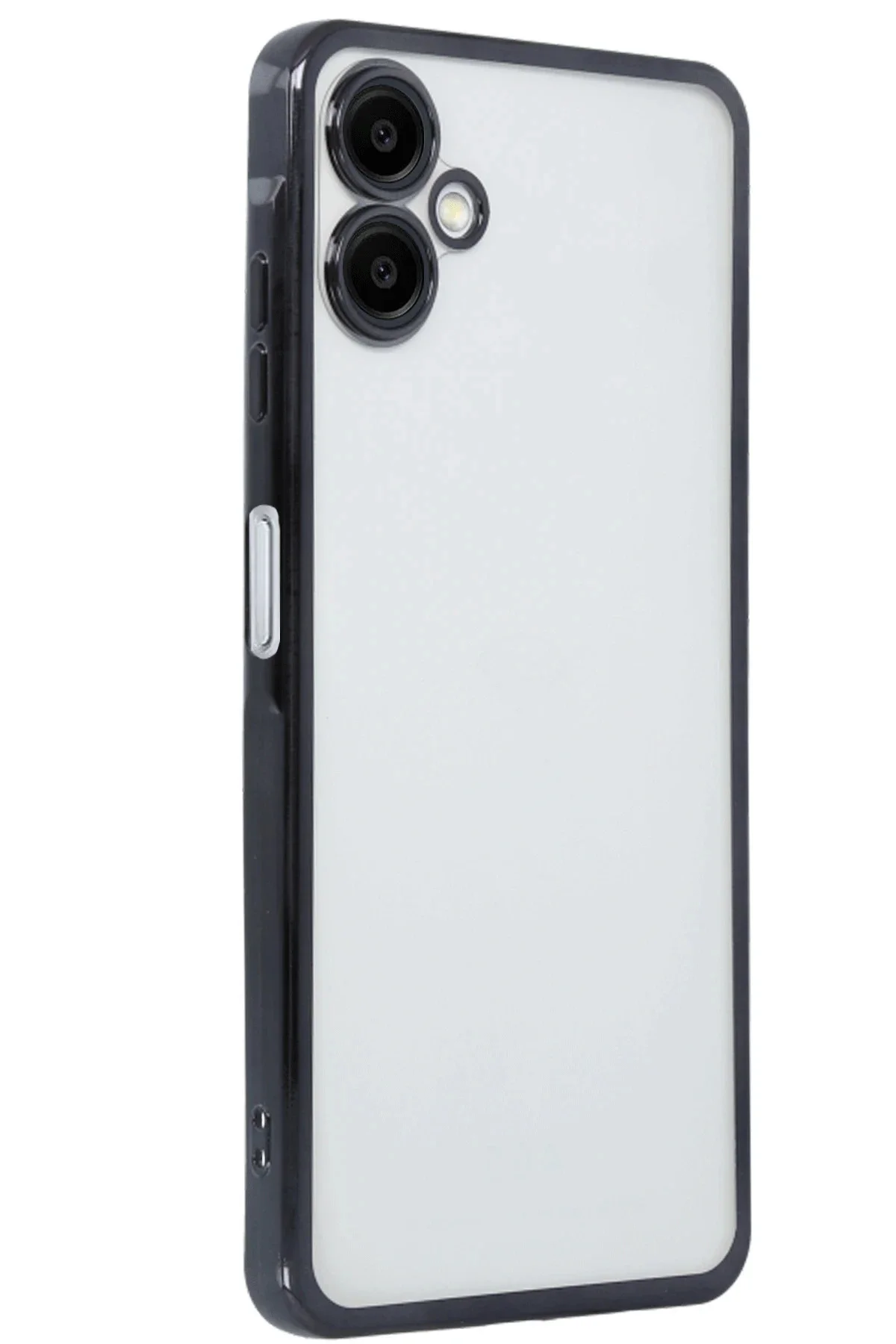 Newface Samsung Galaxy A06 Kılıf Razer Lensli Silikon - Siyah