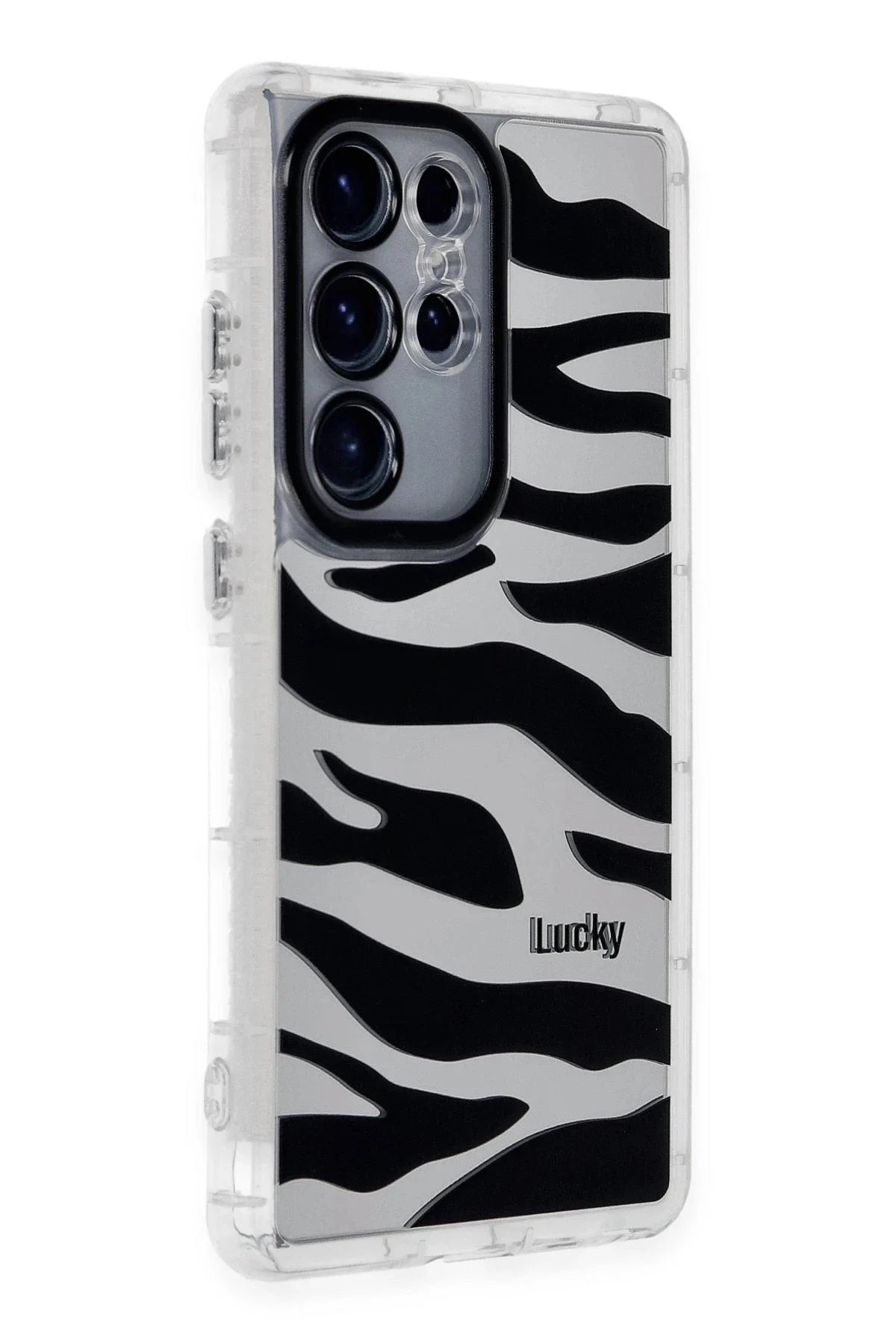 Newface Samsung Galaxy S24 Ultra Kılıf Reflexion Desenli Kapak - 