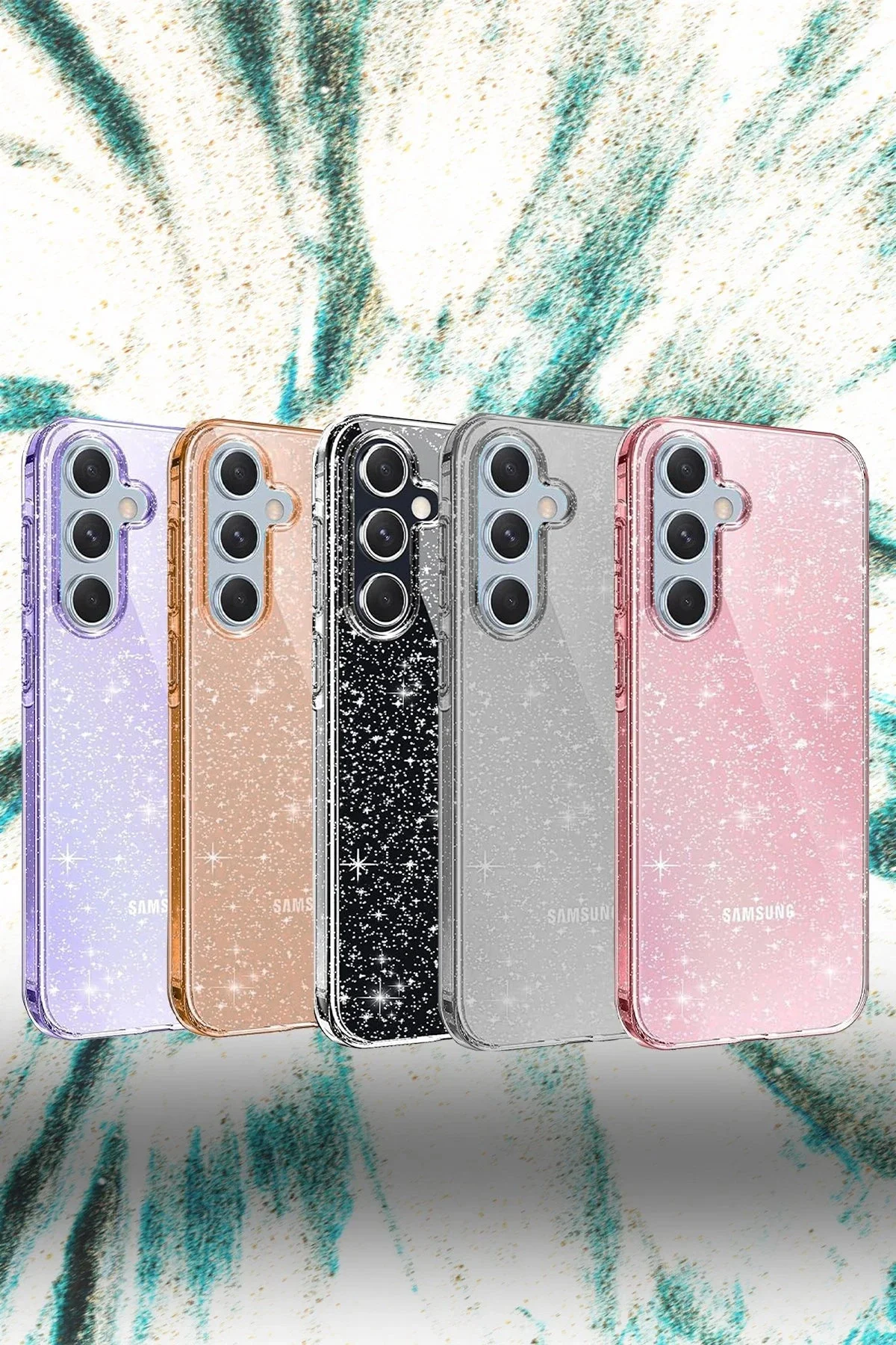 Newface Samsung Galaxy A05s Kılıf Glow Kapak - Pembe