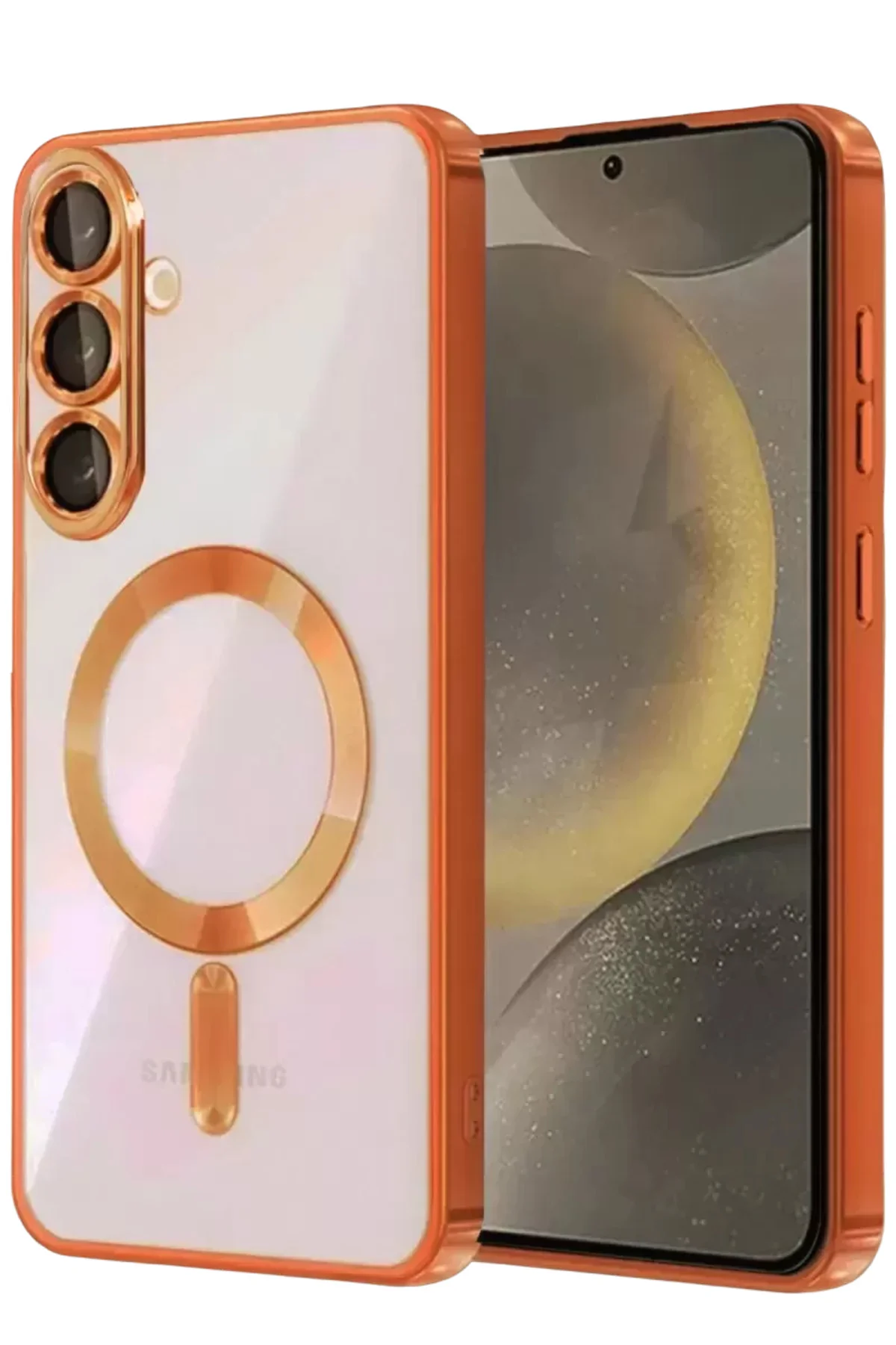 Newface Samsung Galaxy A57 5g Kross Magneticsafe Kapak - Turuncu