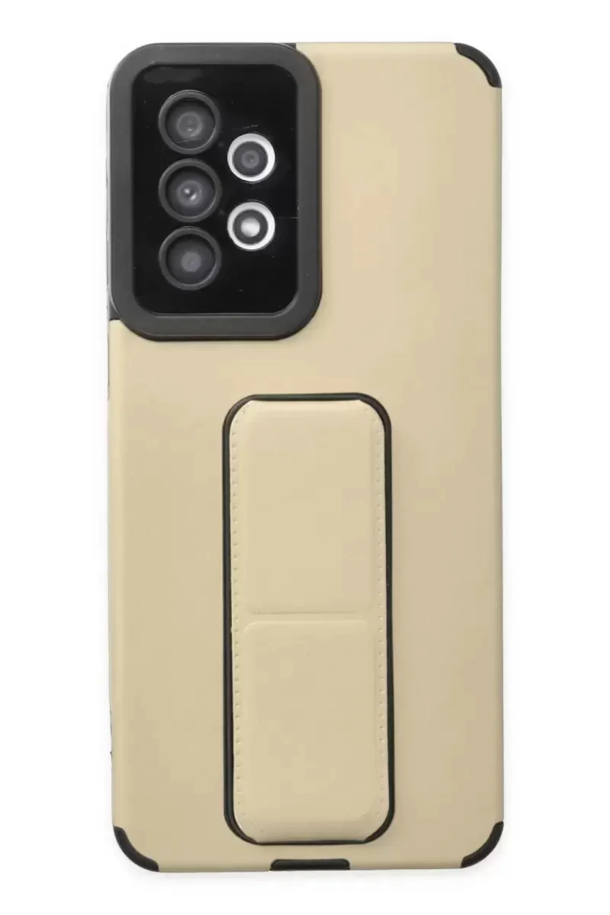 Newface Samsung Galaxy A33 5g Kılıf Mega Standlı Silikon - Gold