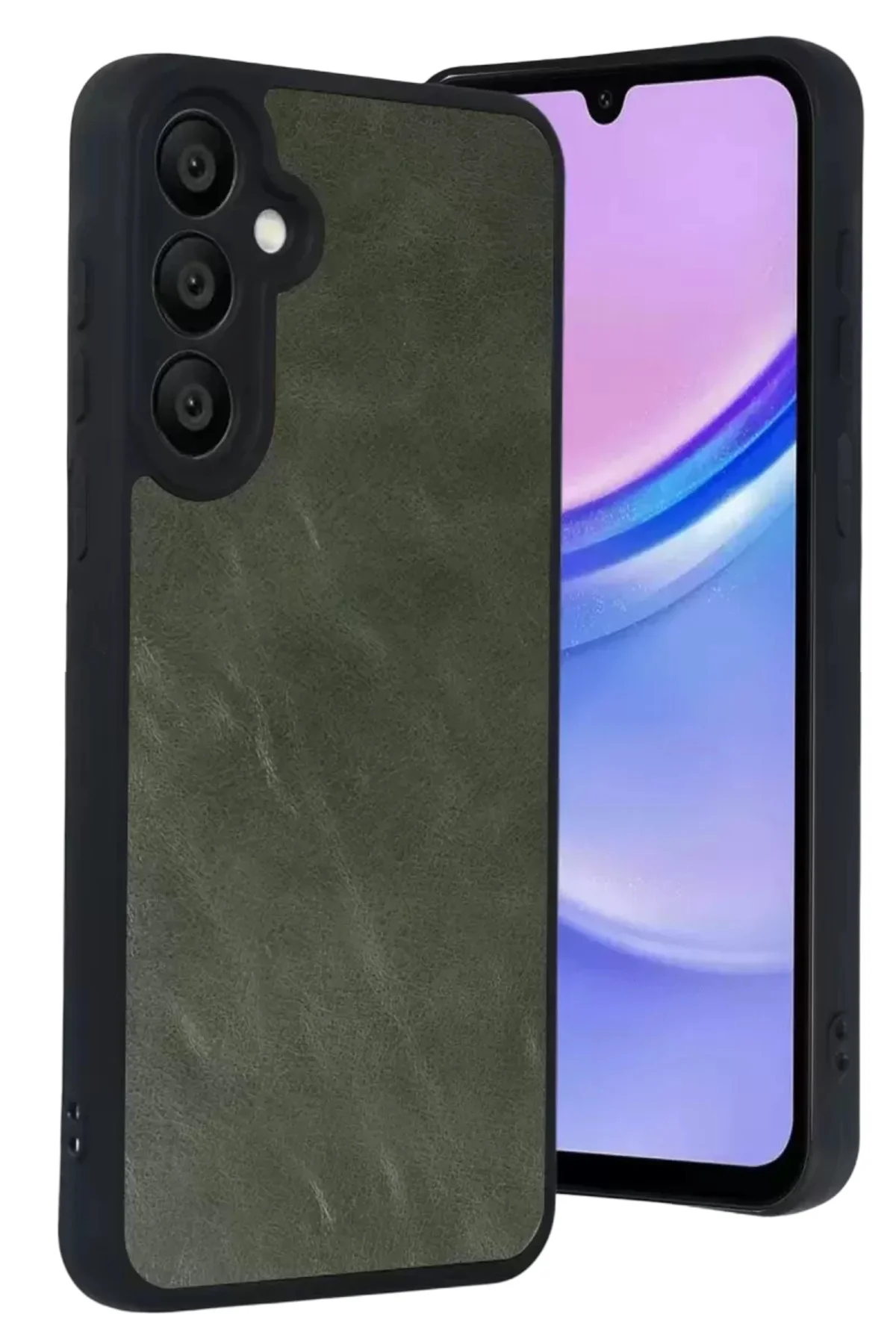 Newface Samsung Galaxy A57 5g Aras Deri Kapak - Yeşil