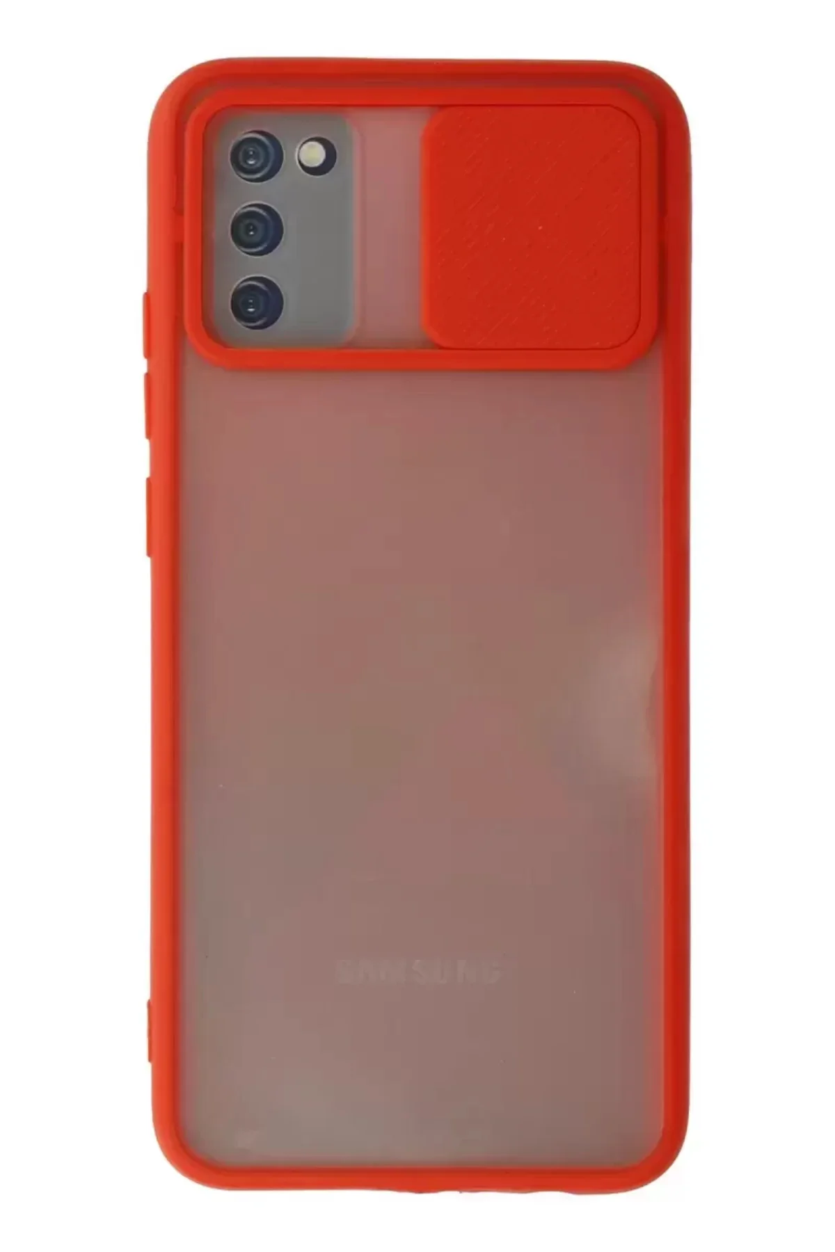 Newface Samsung Galaxy A03s Kılıf Palm Buzlu Kamera Sürgülü Silik