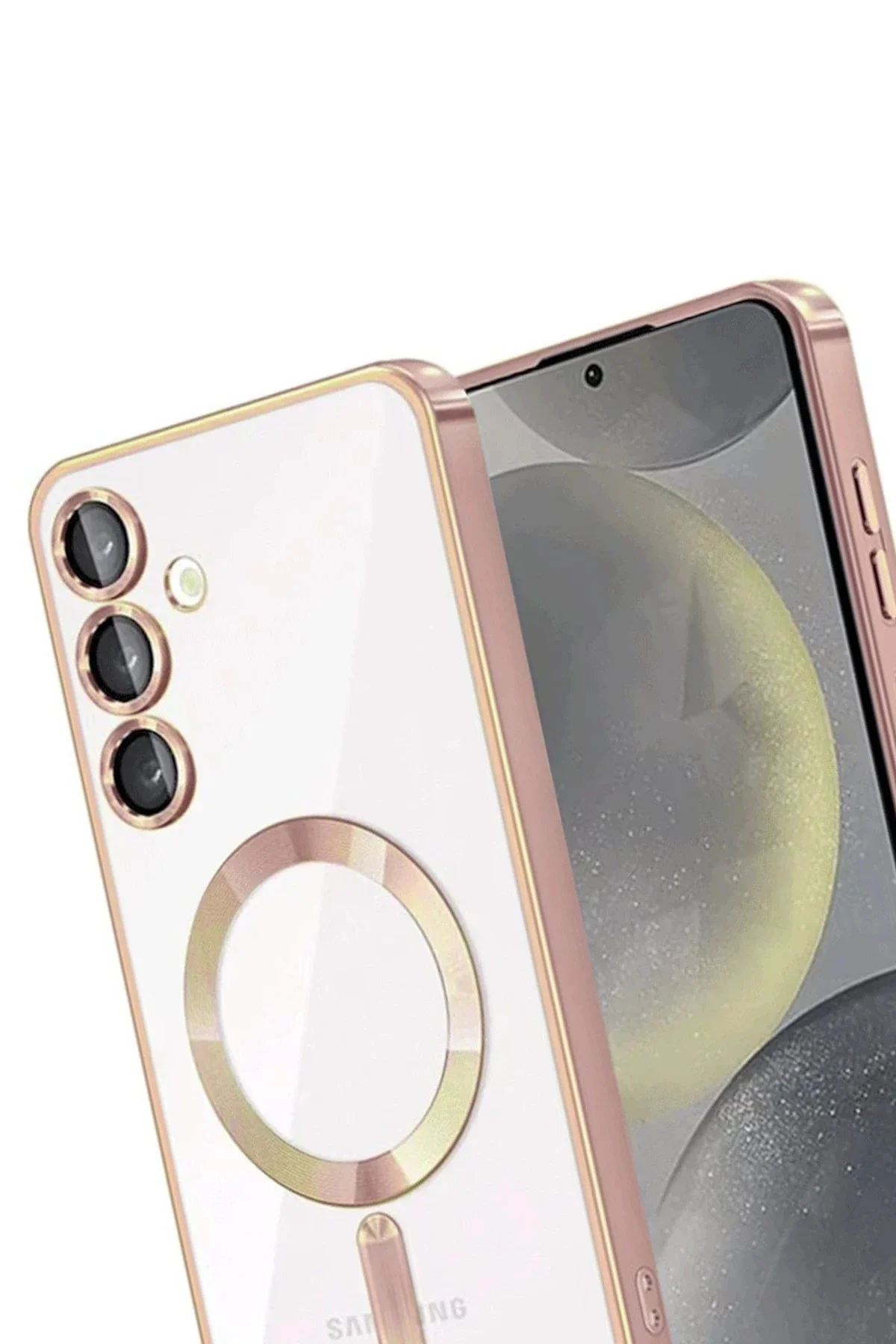 Newface Samsung Galaxy A55 5g Kross Magneticsafe Kapak - Rose