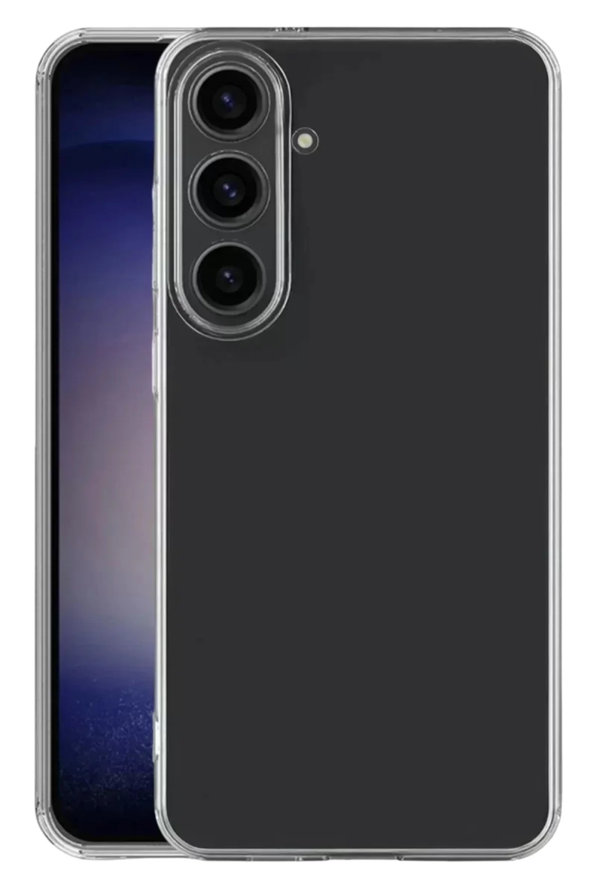 Newface Samsung Galaxy S26 Plus Lüx Şeffaf Silikon - Şeffaf