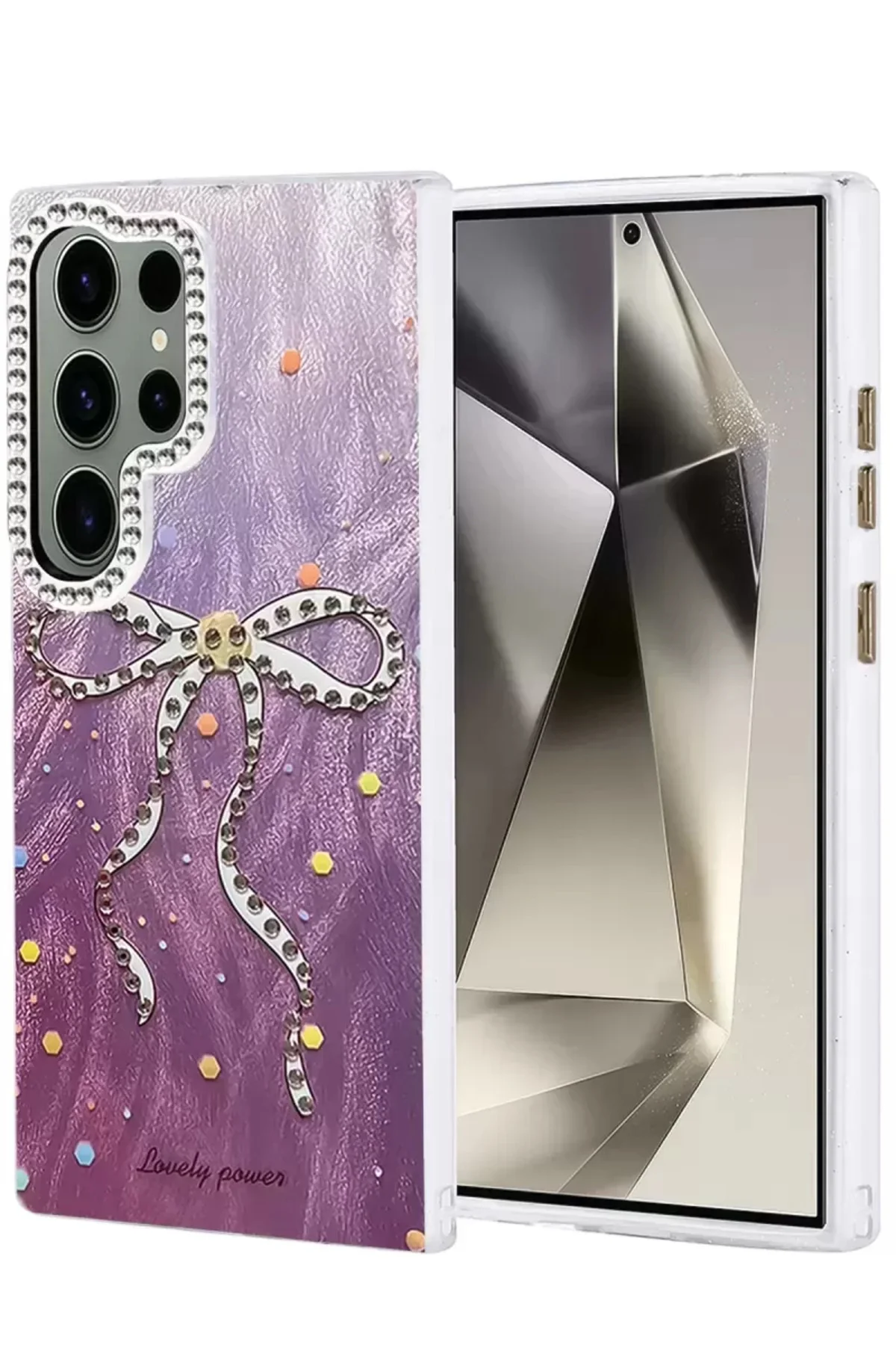 Newface Samsung Galaxy S23 Ultra Kılıf Blade Aynalı Desenli Kapak