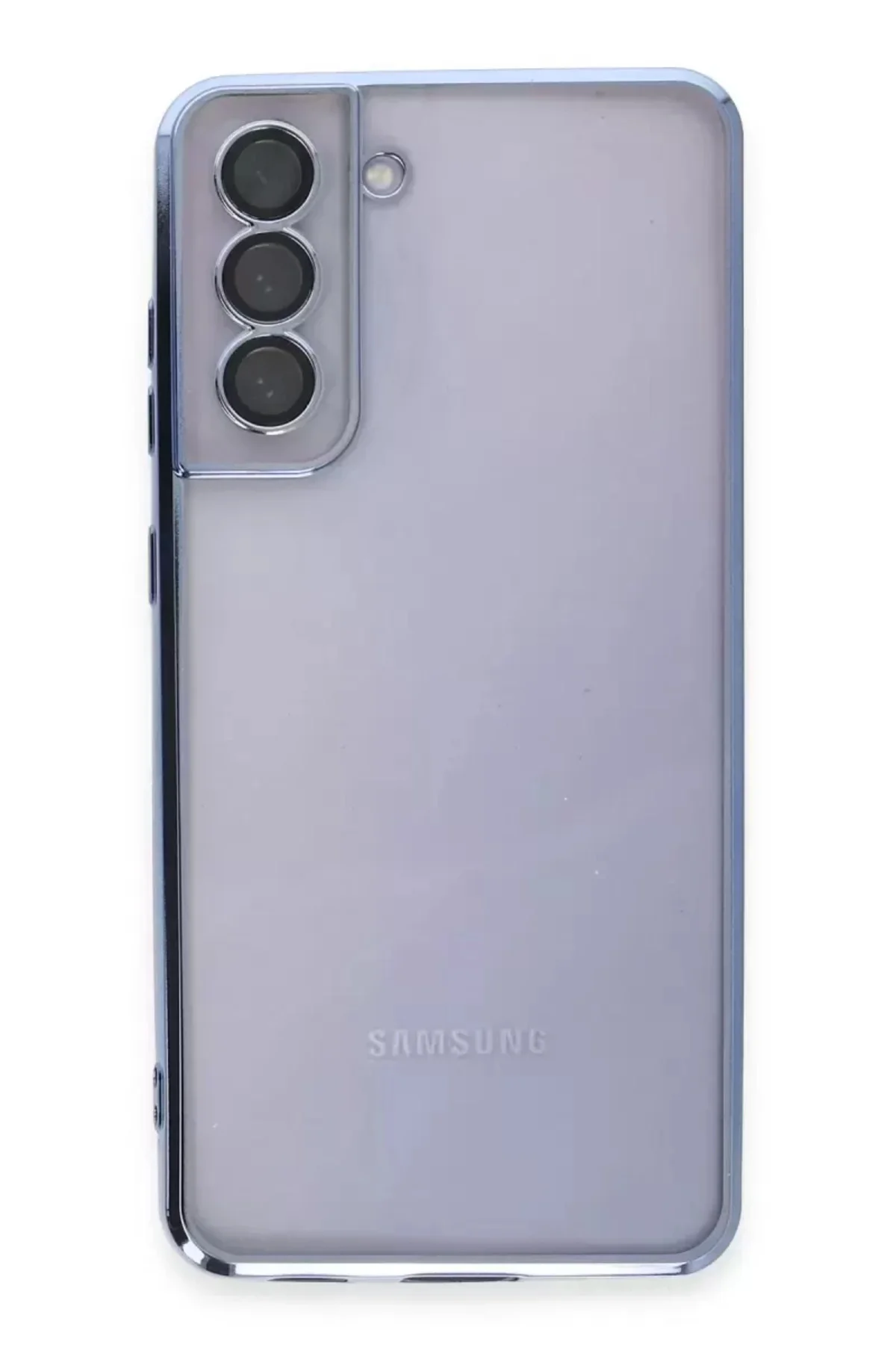 Newface Samsung Galaxy S21 Fe Kılıf Razer Lensli Silikon - Açık M