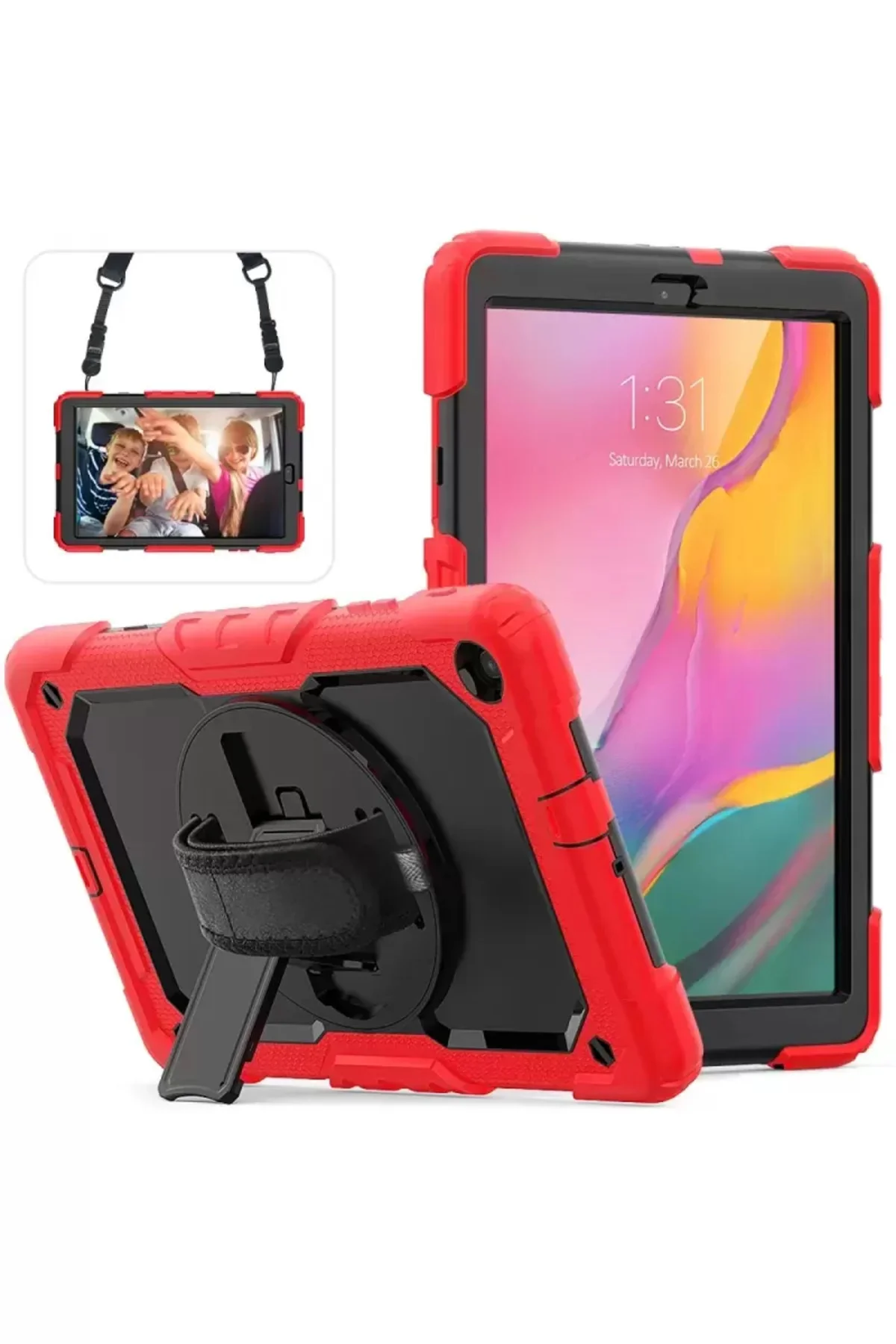 Newface Samsung Galaxy T510 Tab A 10.1 Kılıf Pars Tablet Kapak - 
