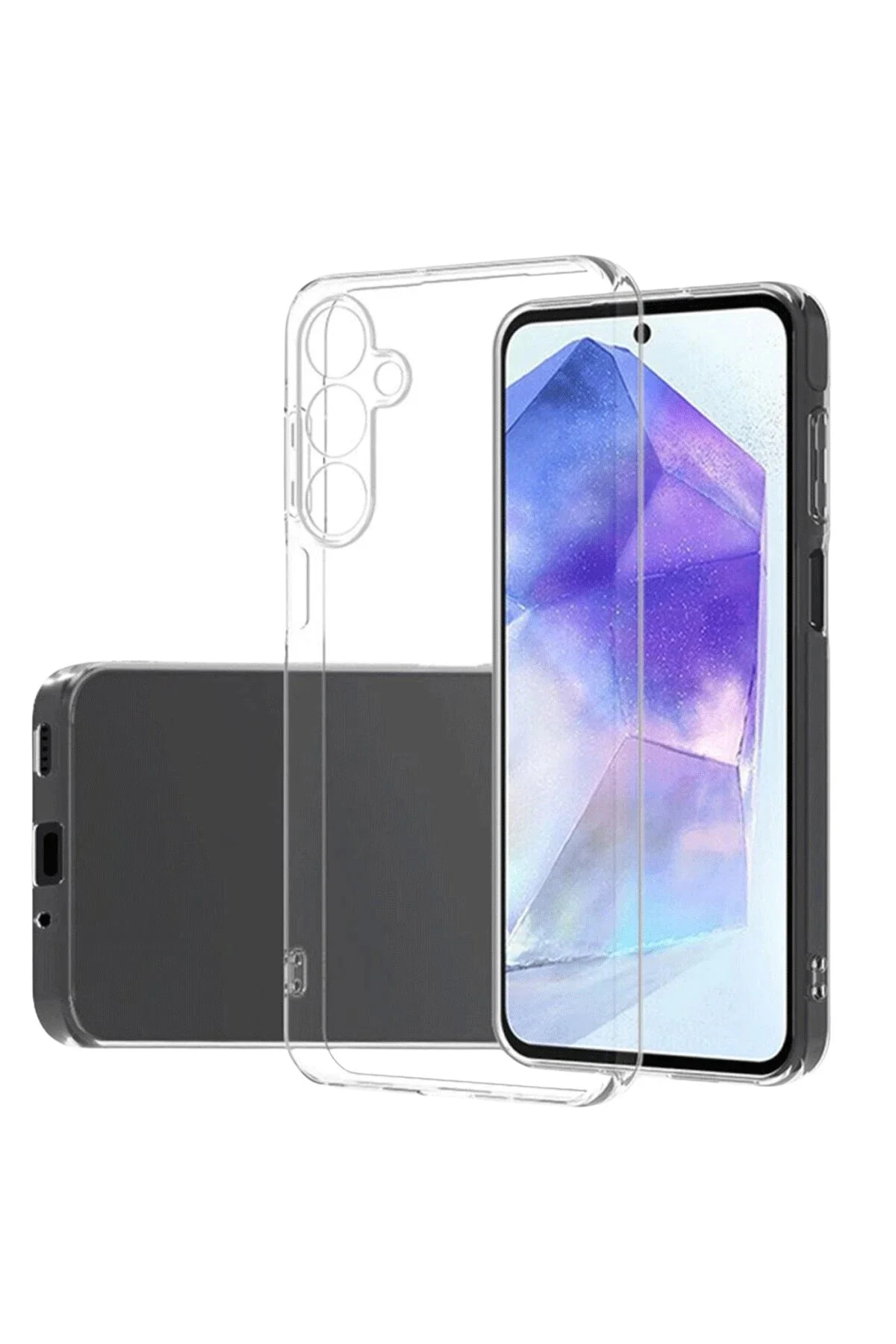 Newface Samsung Galaxy A26 Kılıf Lüx Şeffaf Silikon