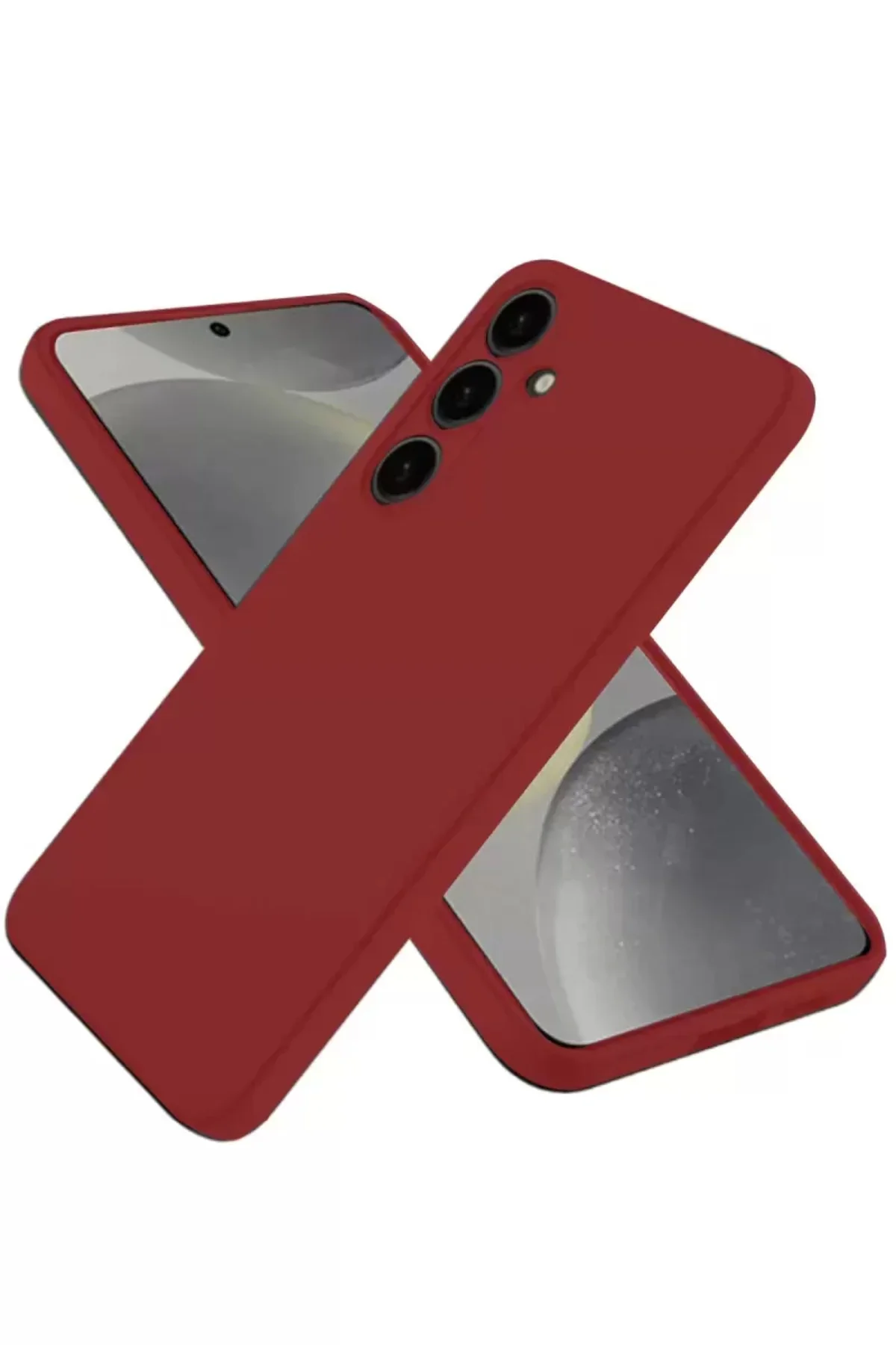 Newface Samsung Galaxy A26 Kılıf Nano İçi Kadife Silikon - Kırmızı
