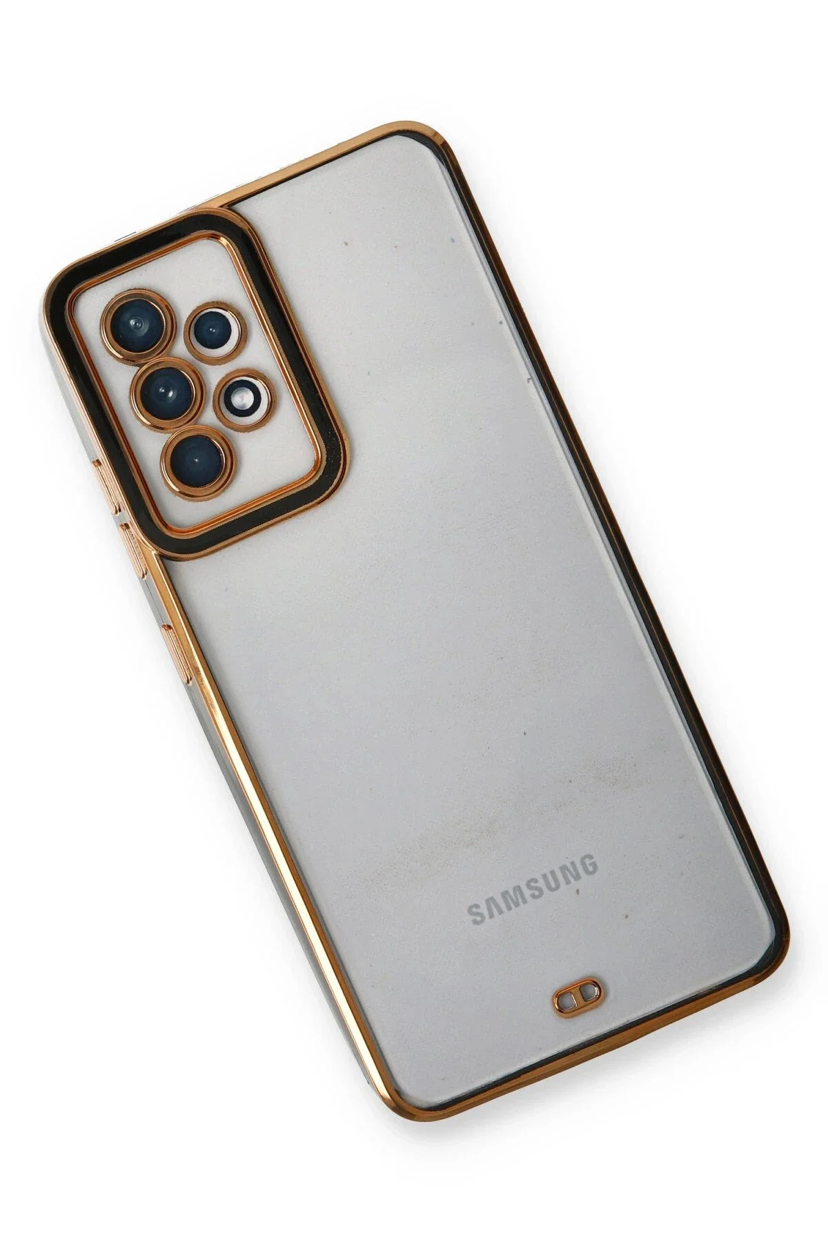 Newface Samsung Galaxy A53 5g Kılıf Liva Lens Silikon - Siyah