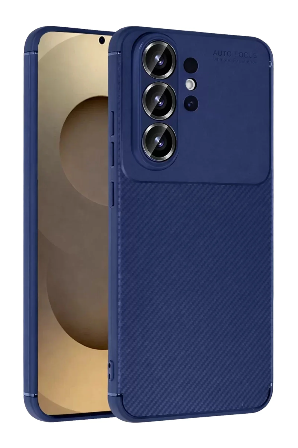 Newface Samsung Galaxy S26 Ultra Auto Focus Karbon Kapak - Lacivert