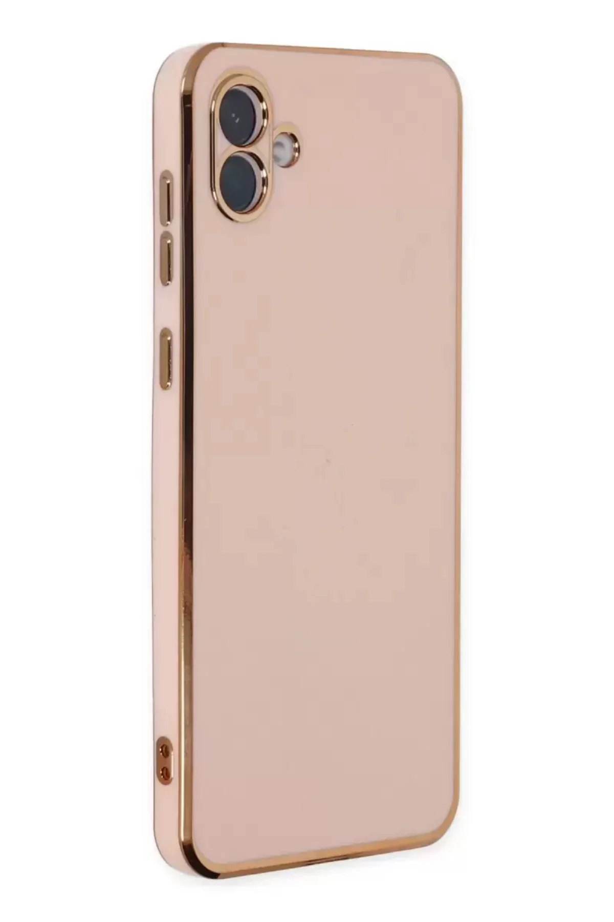 Newface Samsung Galaxy A04 Kılıf Volet Silikon - Pembe