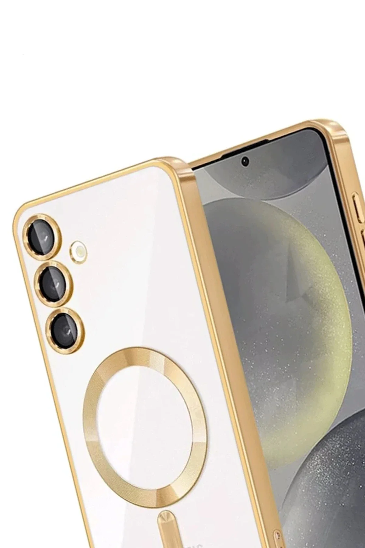 Newface Samsung Galaxy A16 5g Kross Magneticsafe Kapak - Gold