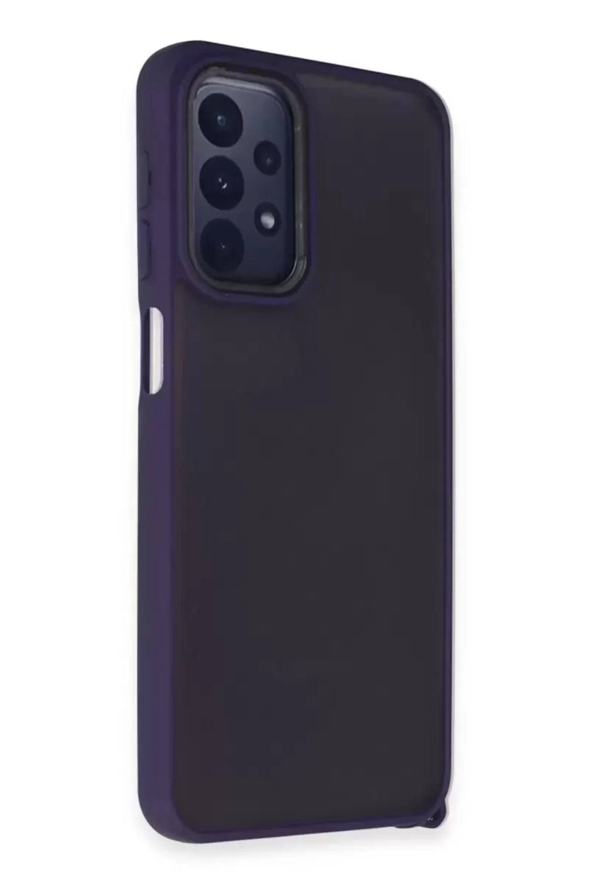 Newface Samsung Galaxy A23 4g Kılıf Elegant Kapak - Derin Mor