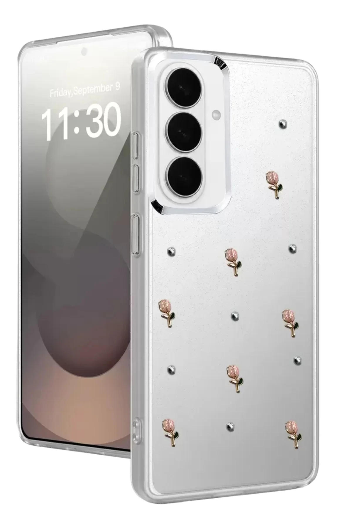 Newface Samsung Galaxy S26 Plus Fiyonk Desenli Kapak - Desen 6