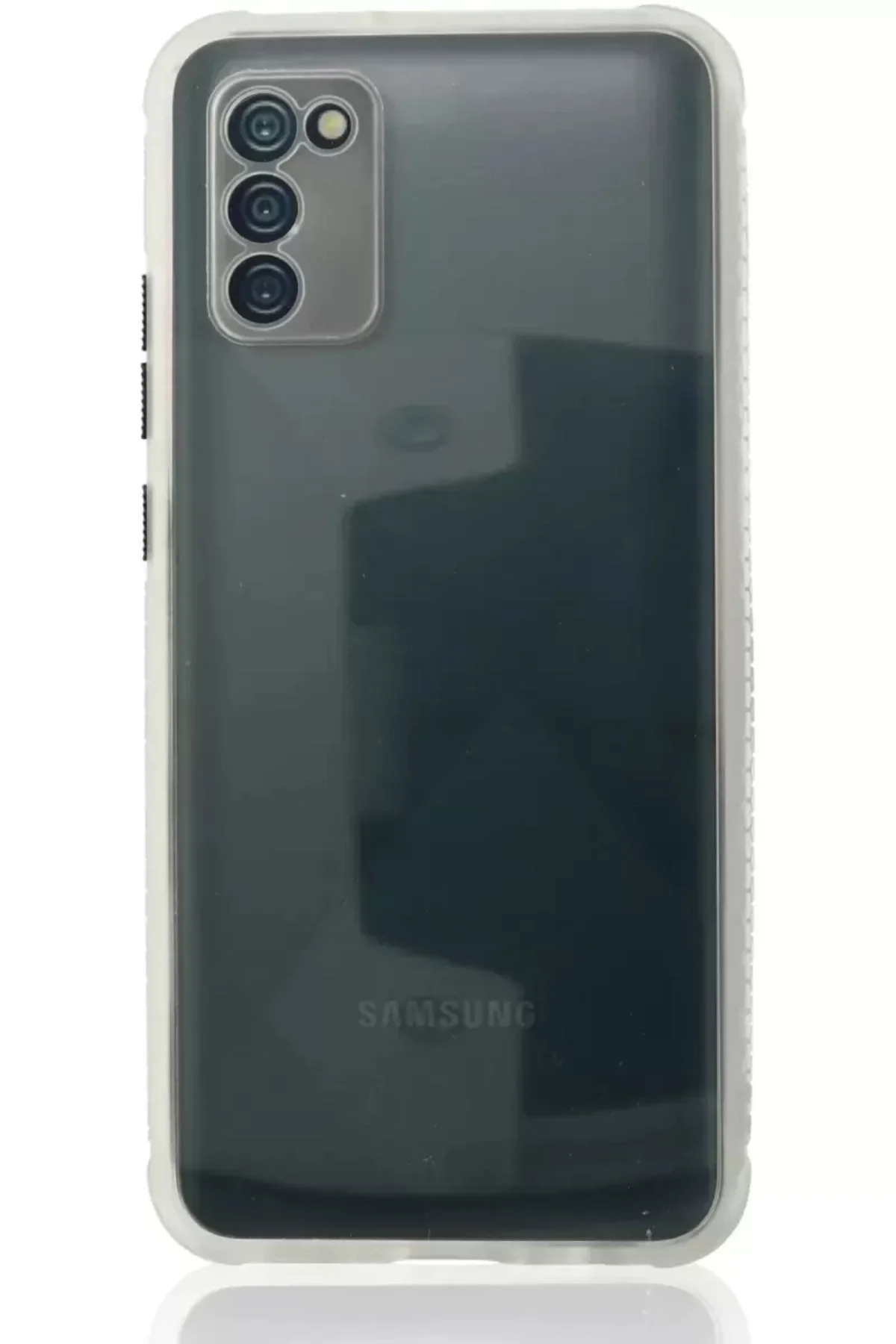 Newface Samsung Galaxy A02s Kılıf Miami Şeffaf Silikon - Şeffaf