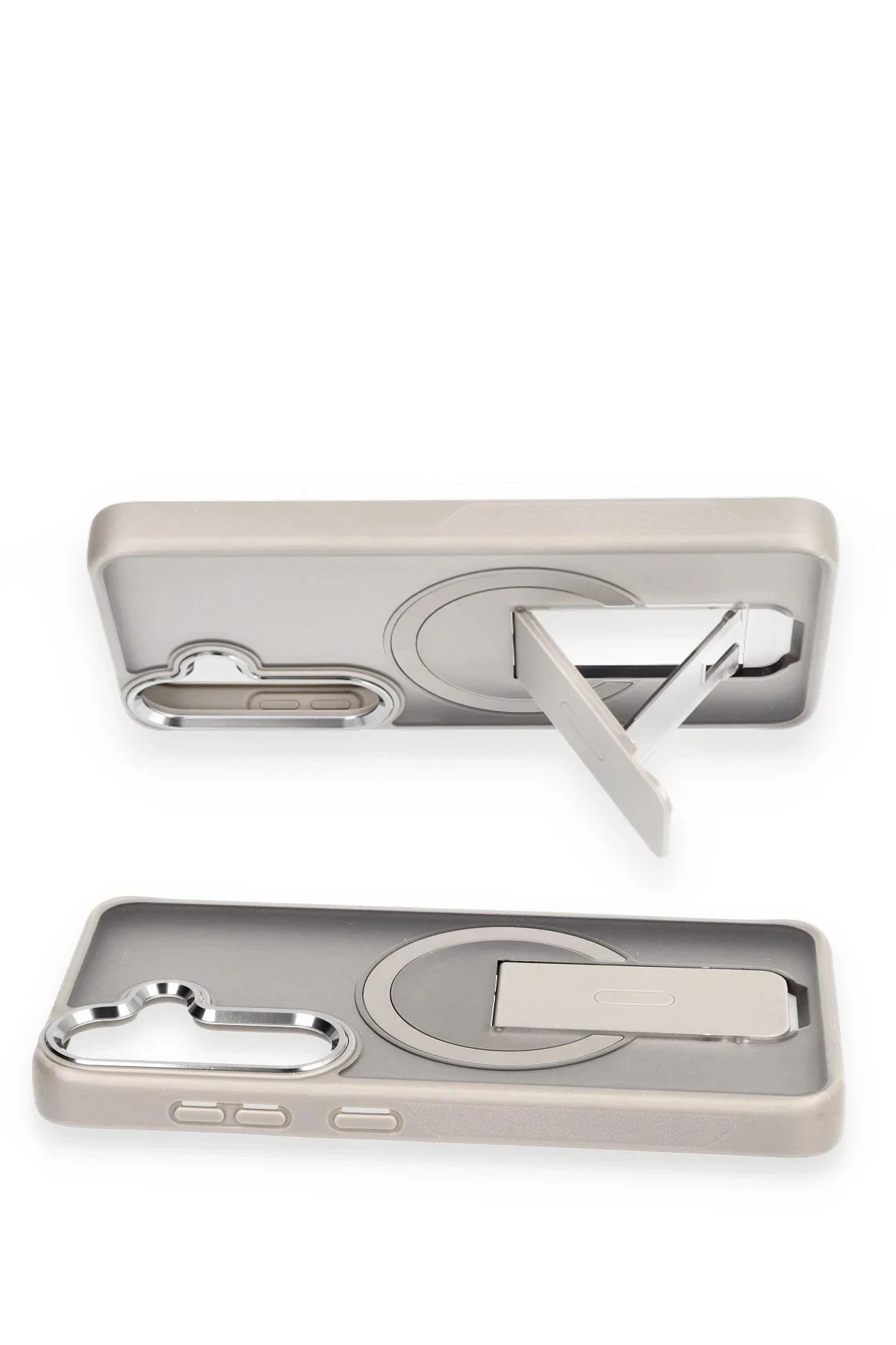 Newface Samsung Galaxy S24 Tork Magsafe Standlı Kapak - Lacivert
