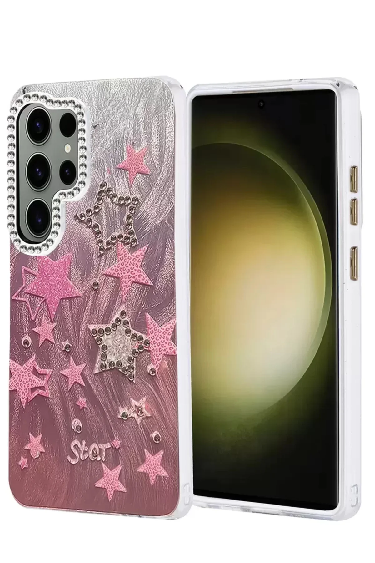 Newface Samsung Galaxy S25 Ultra Kılıf Blade Aynalı Desenli Kapak