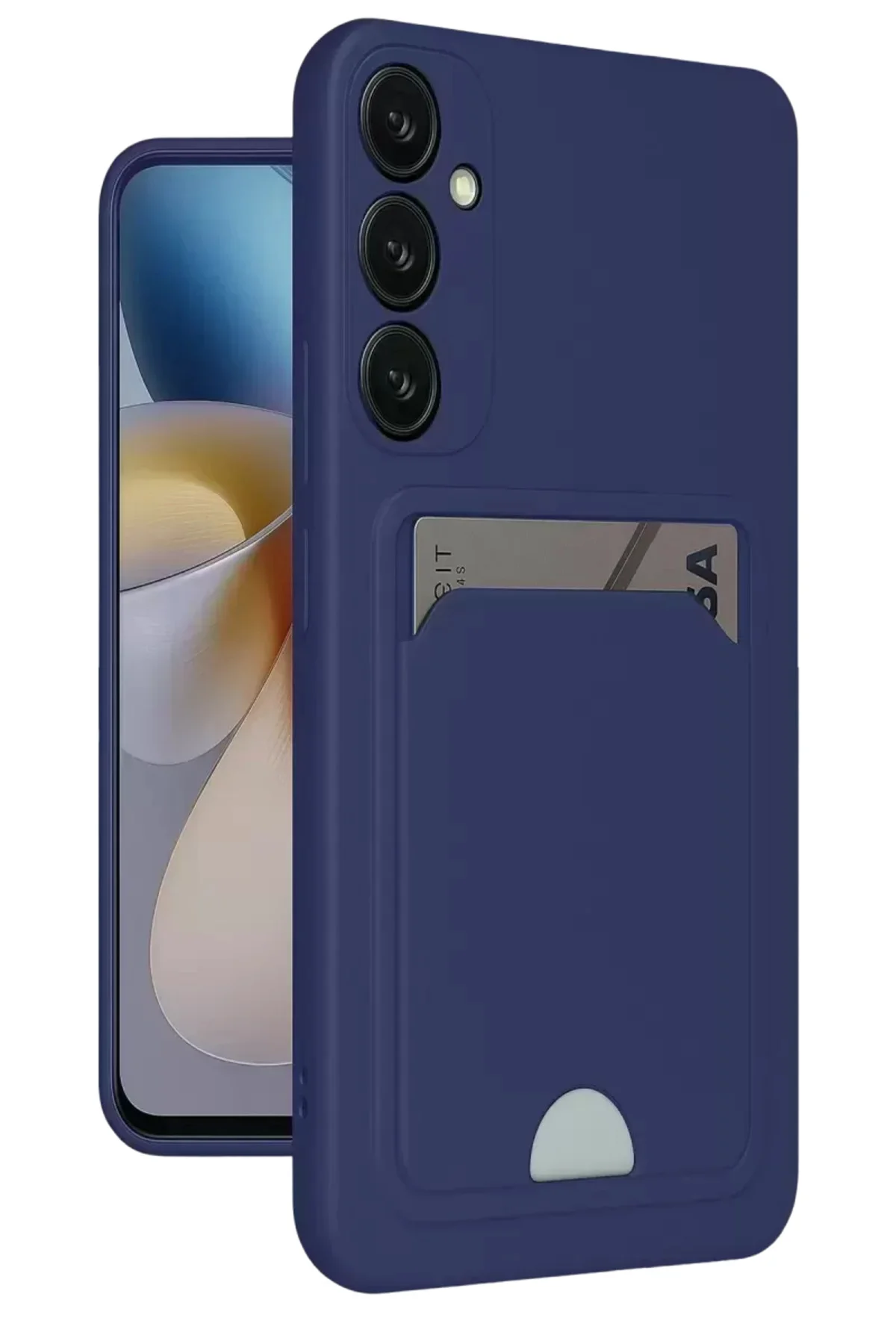 Newface Samsung Galaxy A25 5g Kılıf Kelvin Kartvizitli Silikon - 