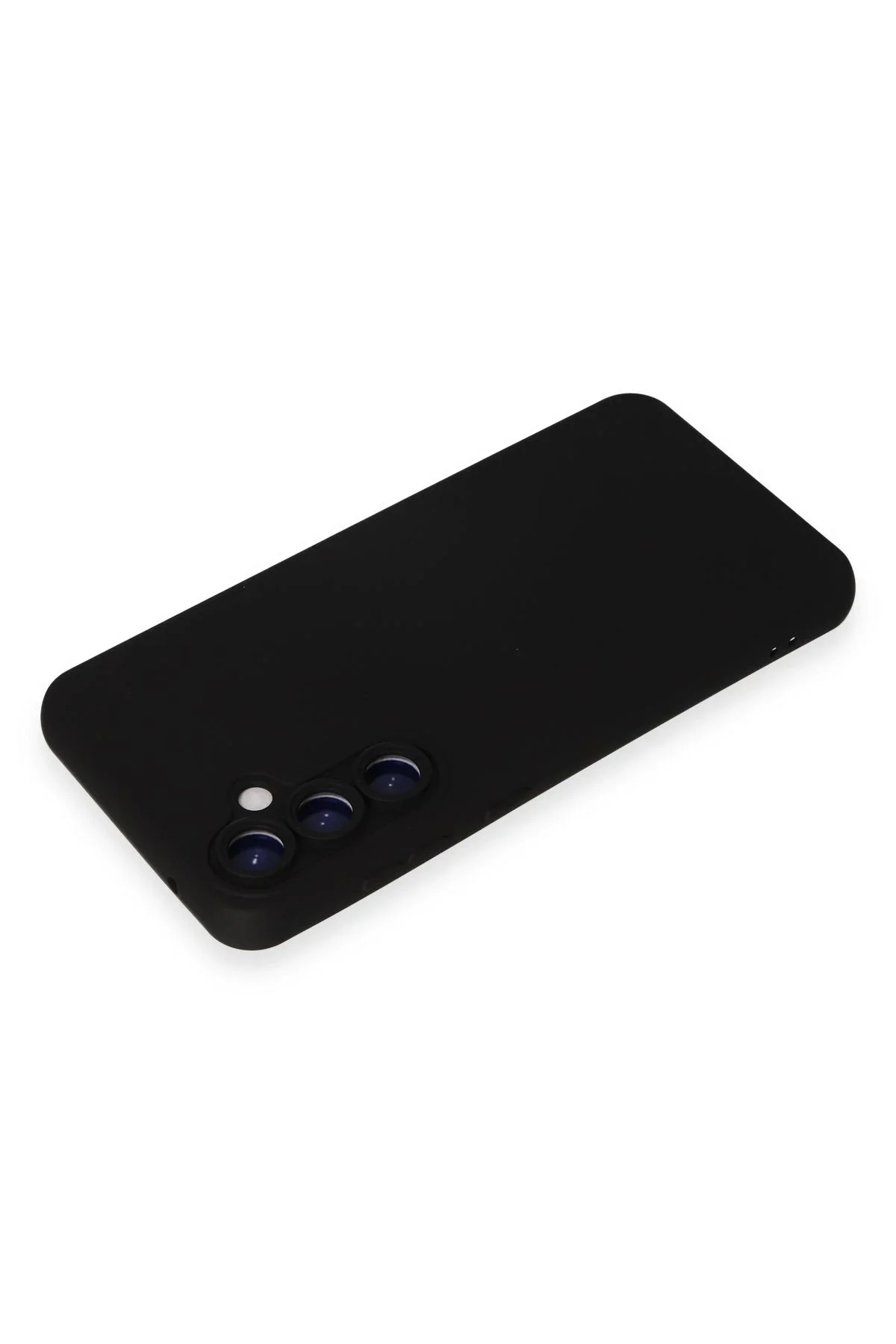 Newface Samsung Galaxy S24 Plus Kılıf Nano İçi Kadife Silikon - Siyah