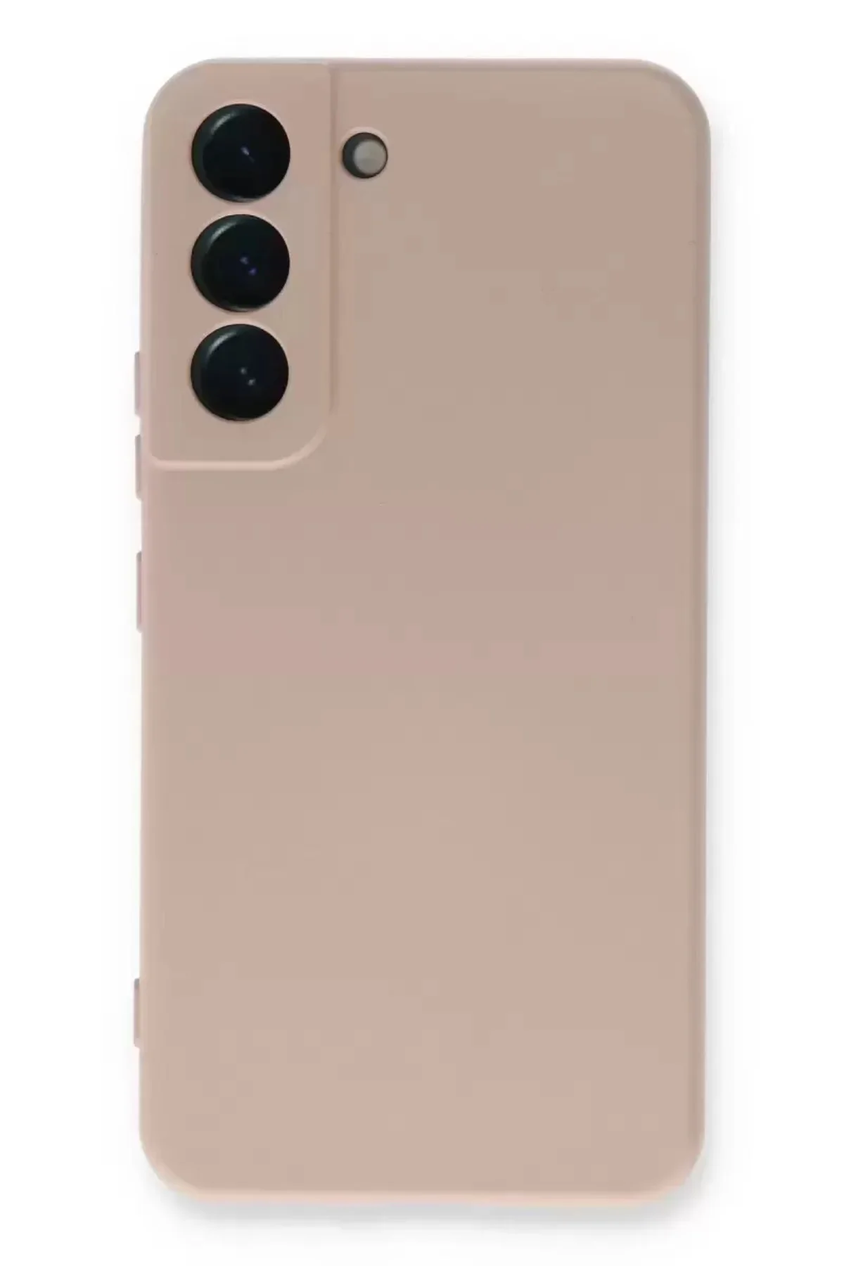 Newface Samsung Galaxy S23 Kılıf Nano İçi Kadife Silikon - Pudra