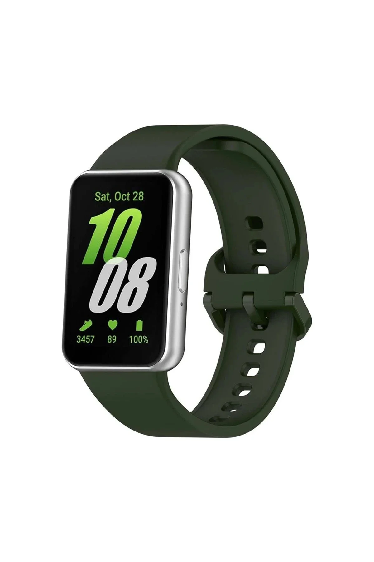 Newface Samsung Galaxy Fit 3 Klasik Kordon - Haki Yeşil