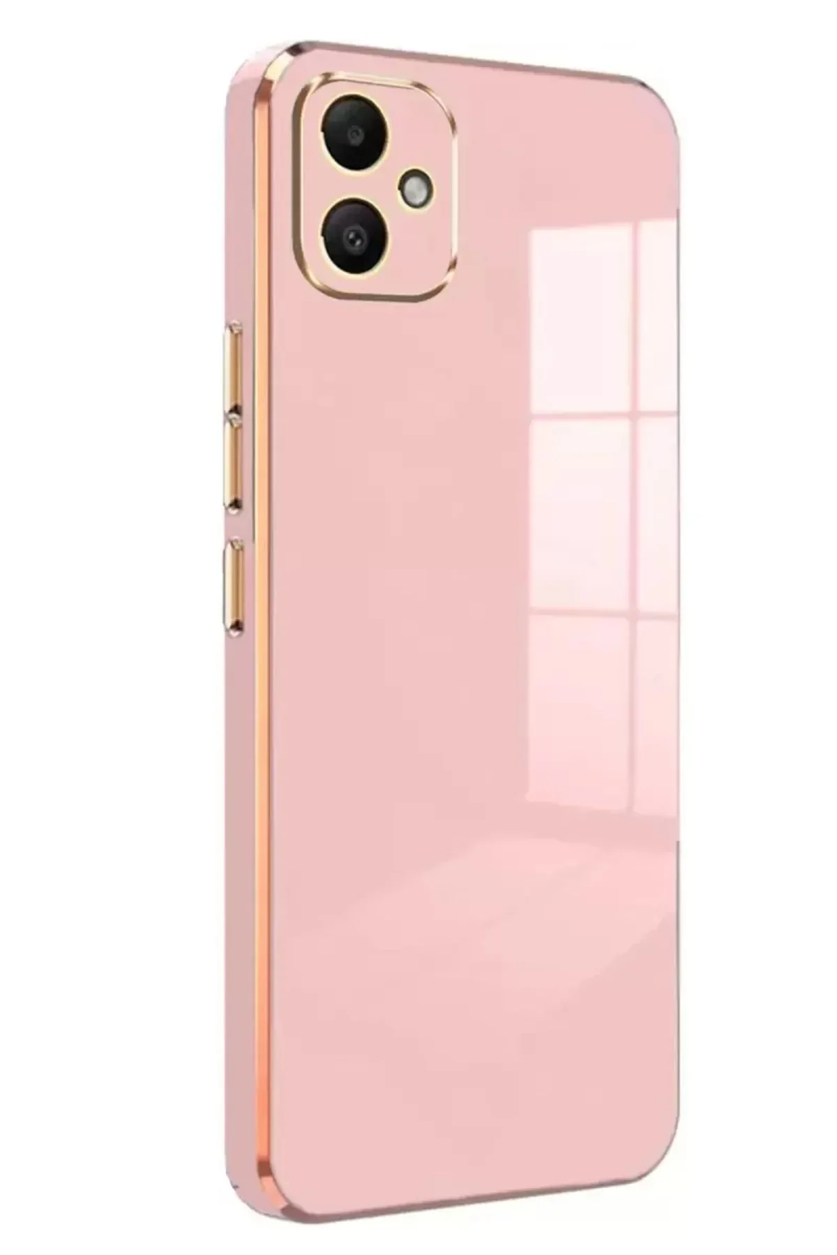 Newface Samsung Galaxy A05 Kılıf Volet Silikon - Pembe