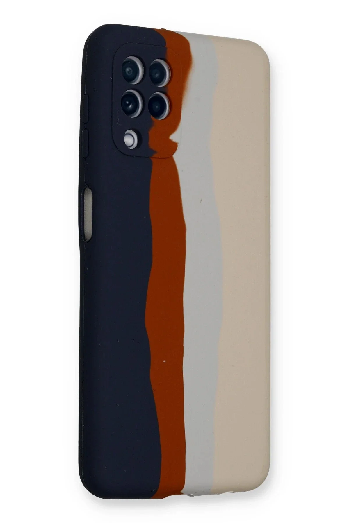 Newface Samsung Galaxy A22 Kılıf Ebruli Lansman Silikon - Laciver