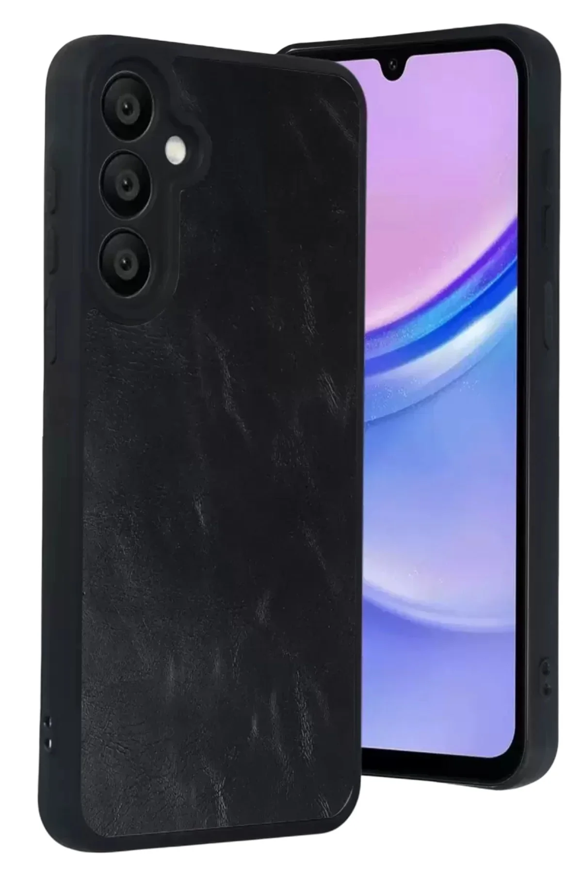 Newface Samsung Galaxy A37 5g Aras Deri Kapak - Siyah