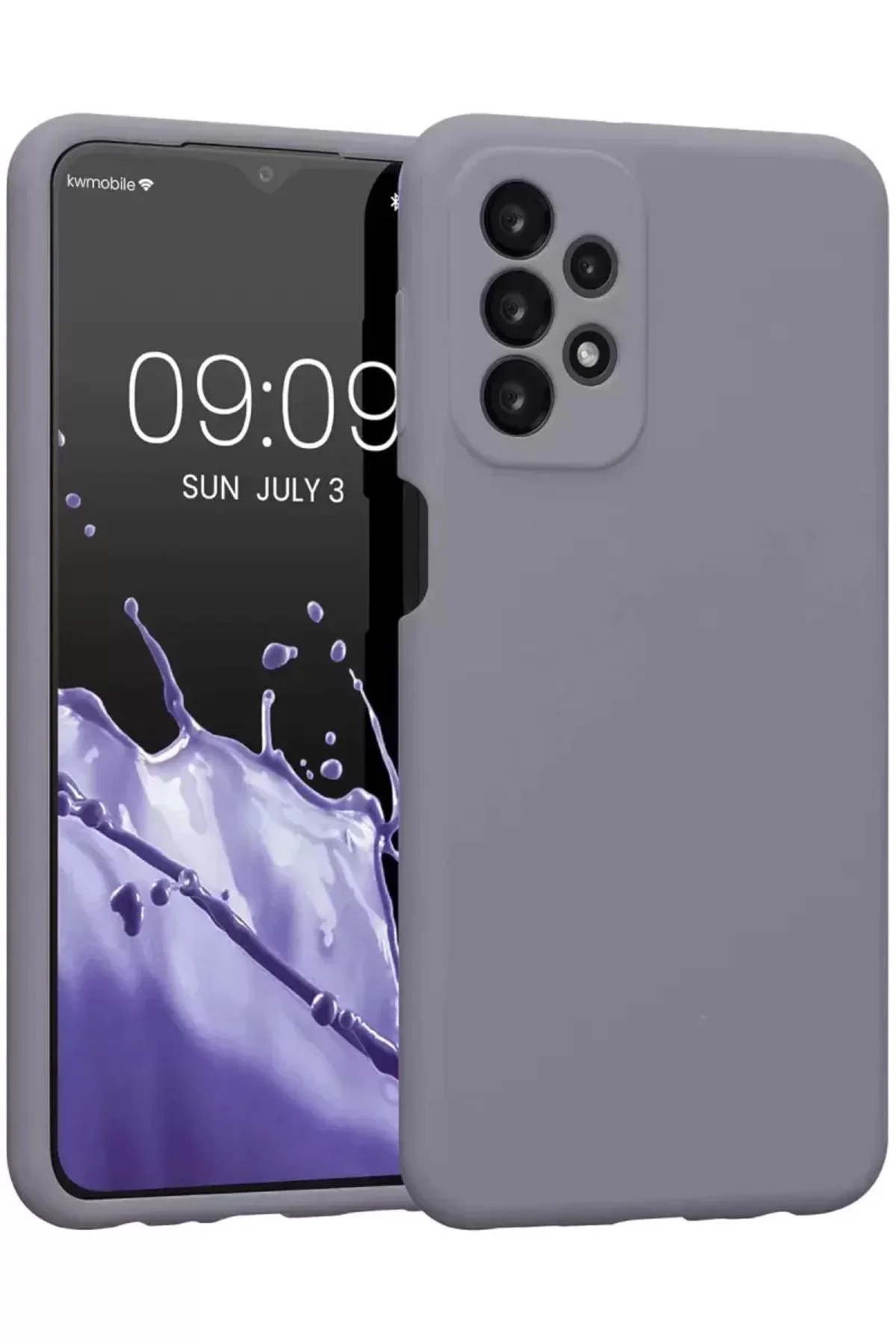 Newface Samsung Galaxy A23 4g Kılıf First Silikon - Gri