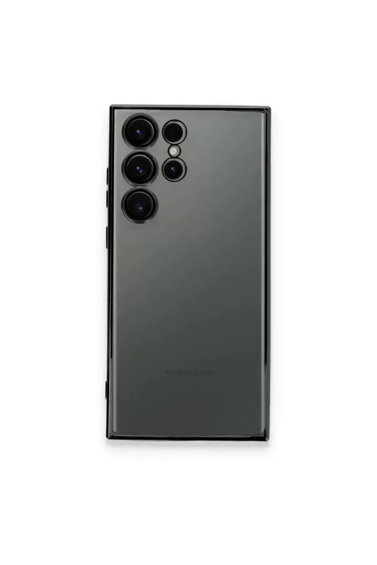 Newface Samsung Galaxy S24 Ultra Kılıf Razer Lensli Silikon - Yeşil