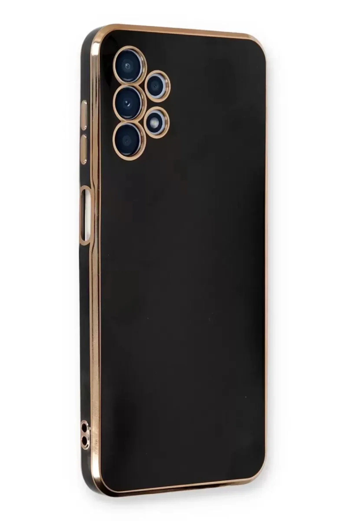 Newface Samsung Galaxy A13 4g Kılıf Volet Silikon - Siyah