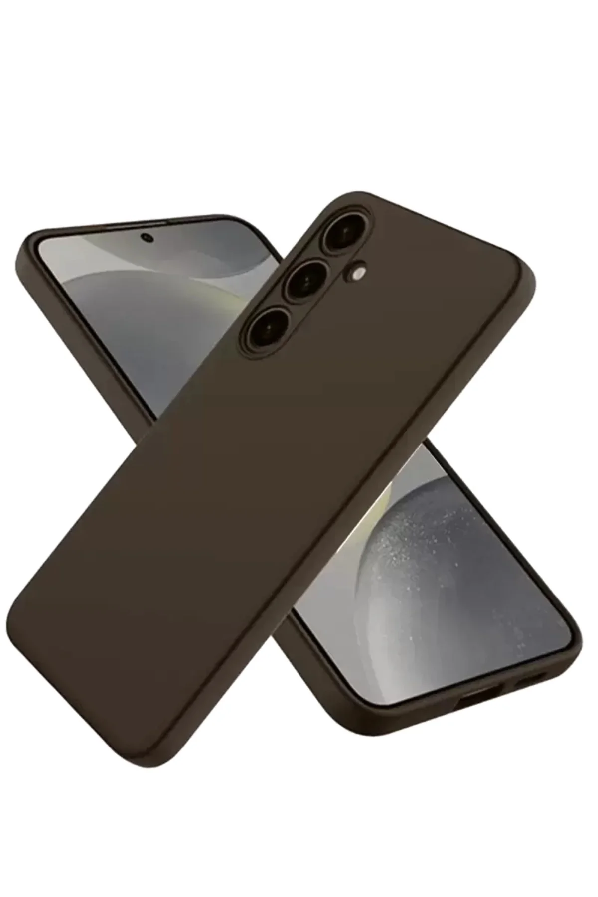 Newface Samsung Galaxy A26 Kılıf First Silikon - Kahverengi