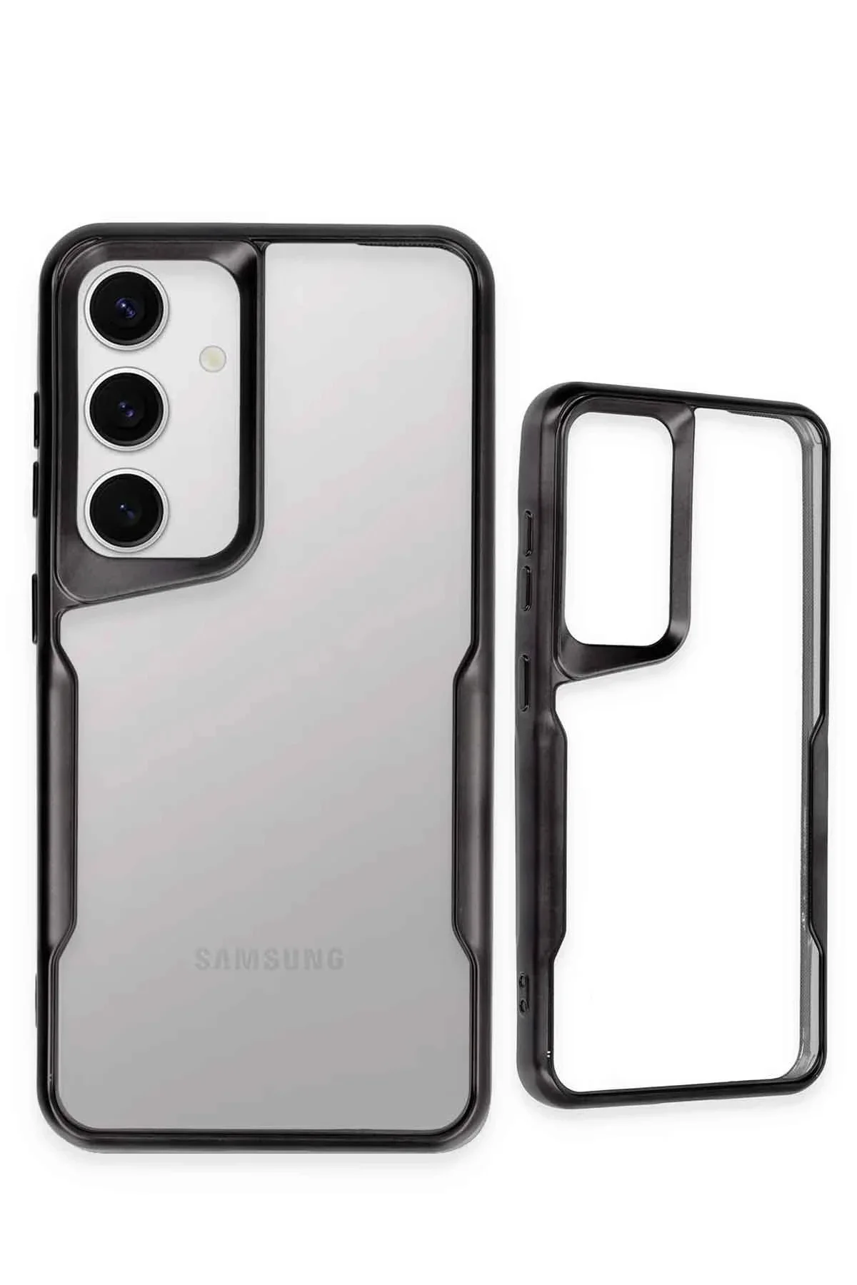 Newface Samsung Galaxy S24 Kılıf Boyi Silikon Kapak - Gümüş