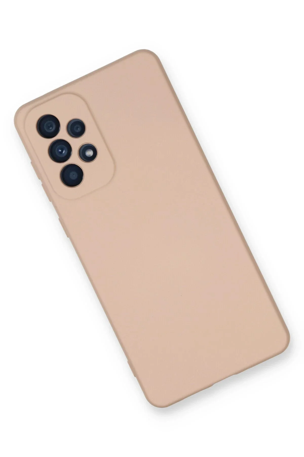 Newface Samsung Galaxy A73 5g Kılıf Nano İçi Kadife Silikon - Pudra