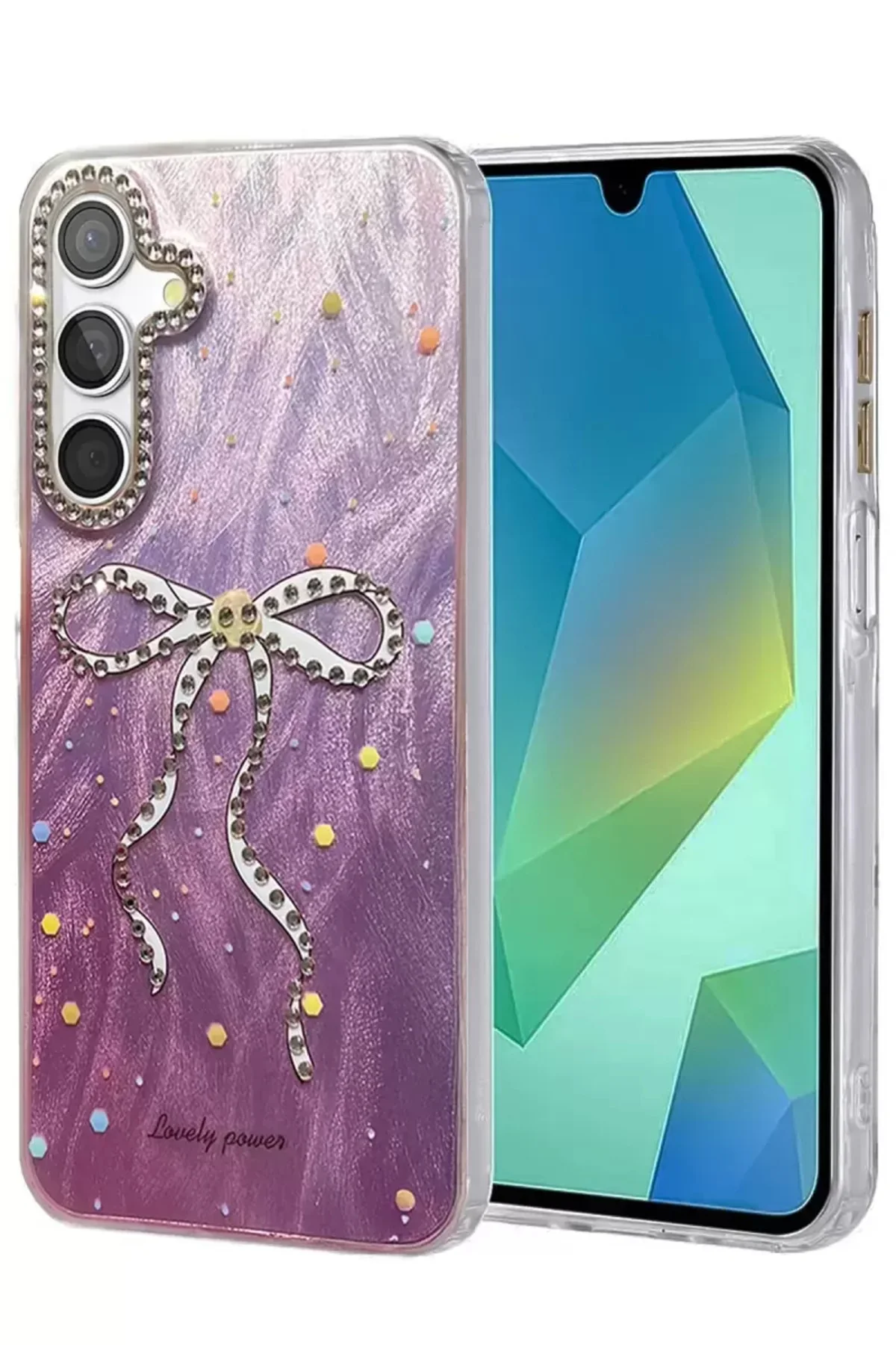 Newface Samsung Galaxy A55 5g Kılıf Blade Aynalı Desenli Kapak - Desen 1