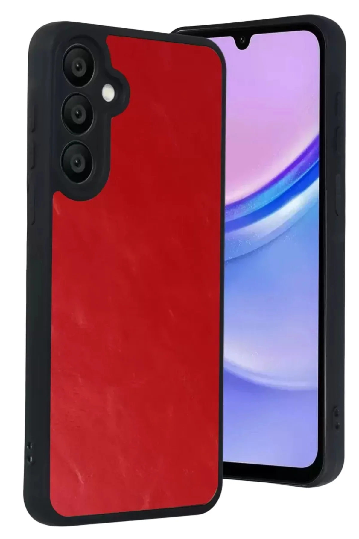 Newface Samsung Galaxy A37 5g Aras Deri Kapak - Kırmızı