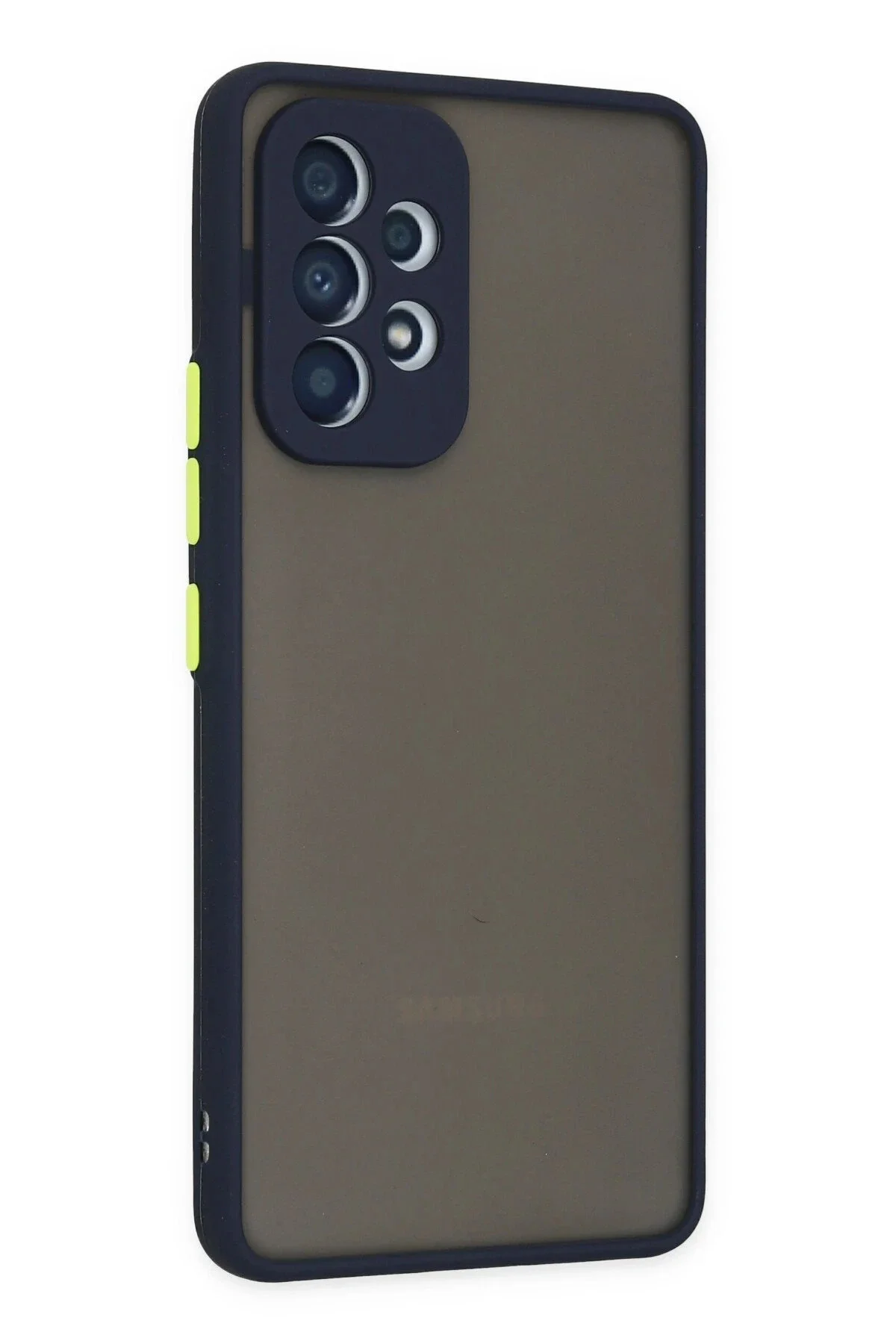 Newface Samsung Galaxy A53 5g Kılıf Montreal Silikon Kapak - Lacivert
