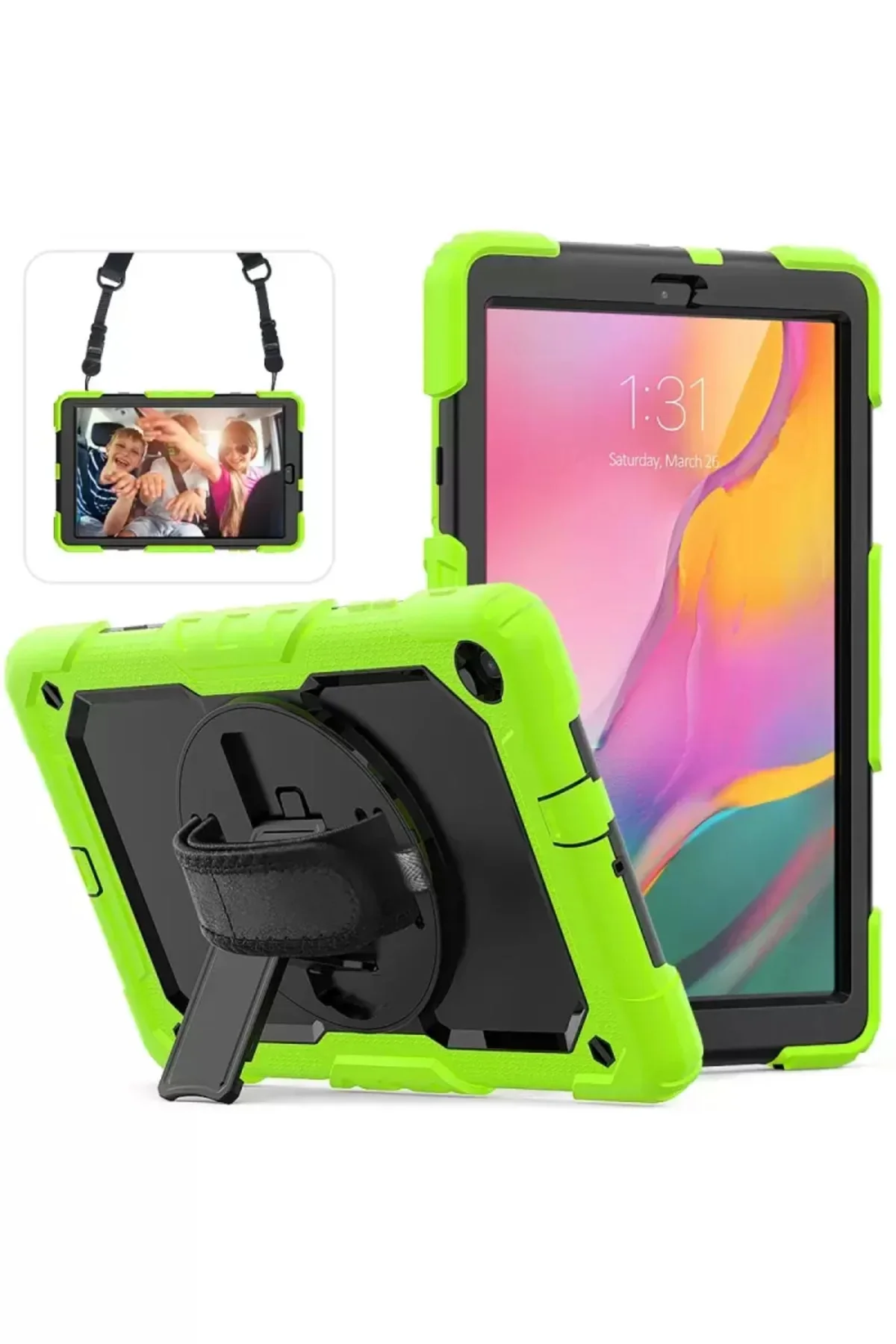 Newface Samsung Galaxy T510 Tab A 10.1 Kılıf Pars Tablet Kapak - 
