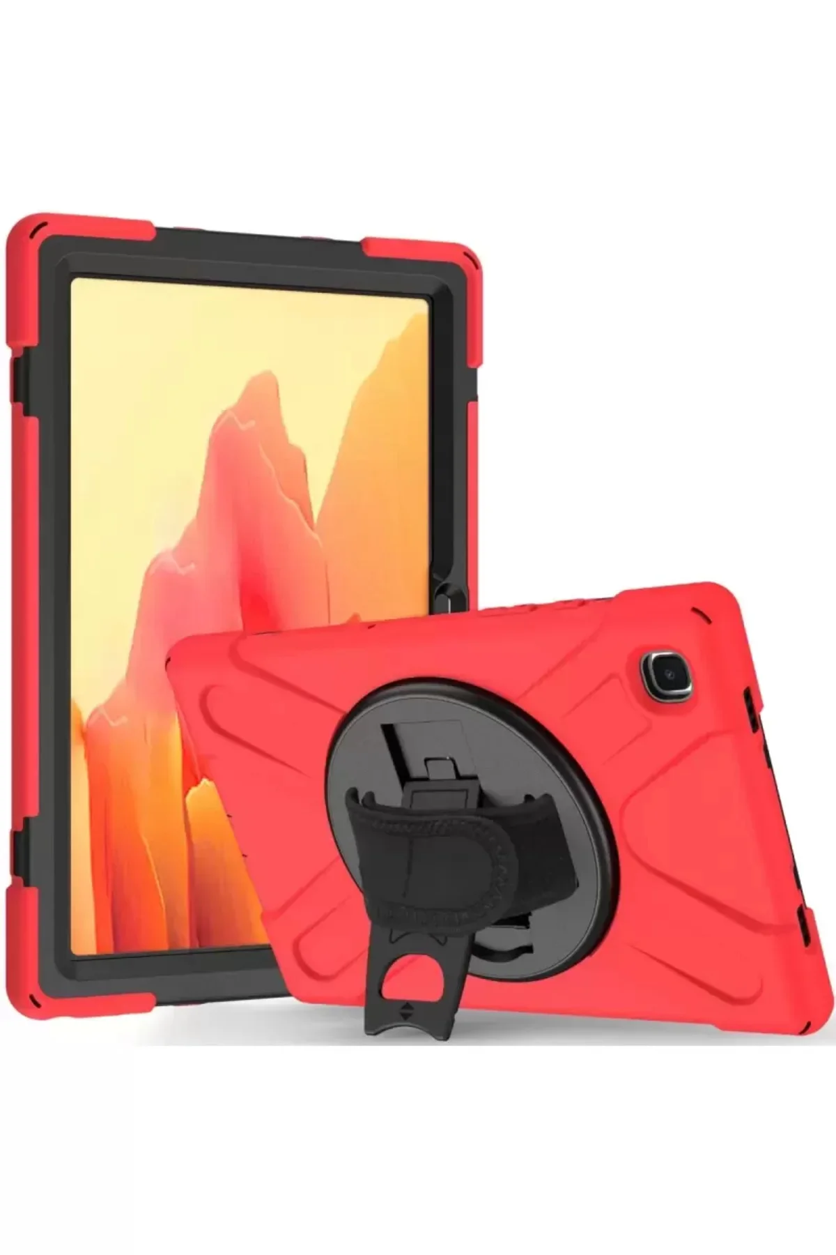 Newface Samsung Galaxy T500 Tab A7 10.4 Kılıf Amazing Tablet Kapak - Kırmızı