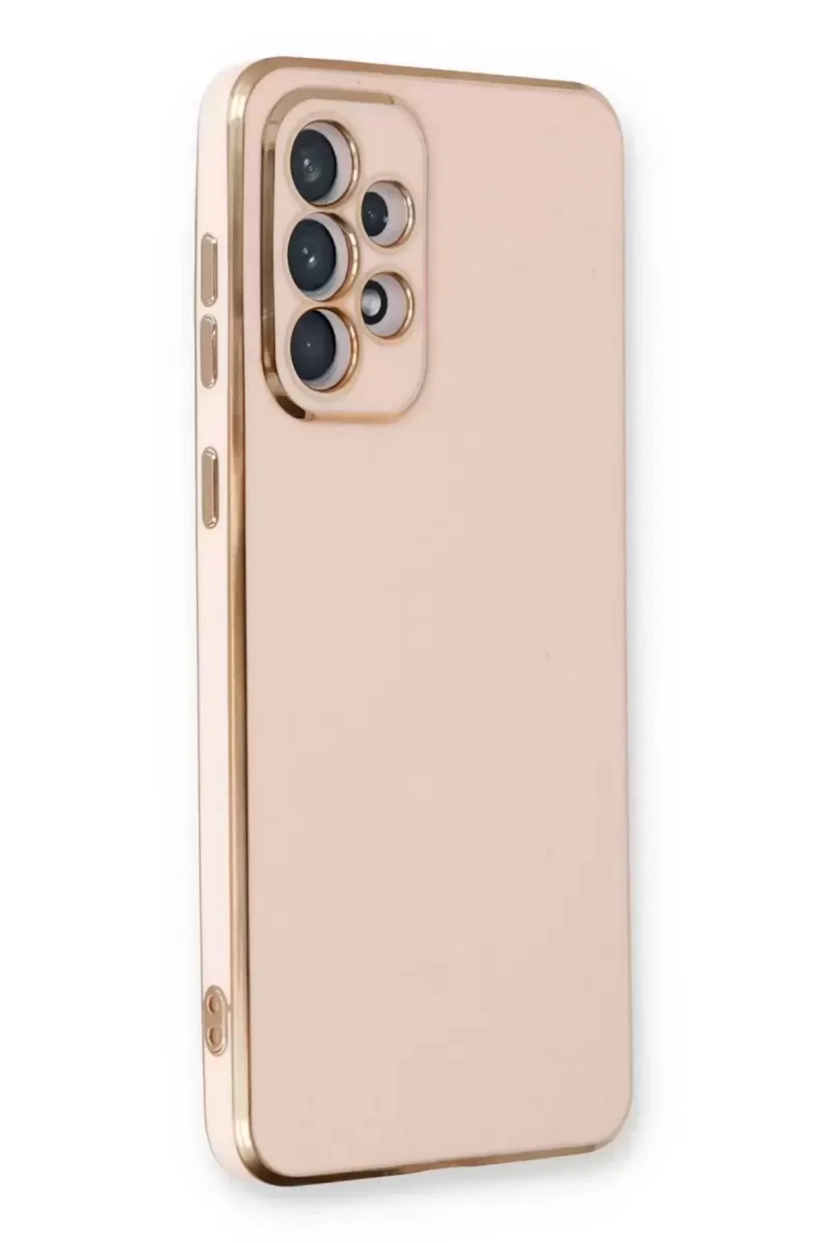 Newface Samsung Galaxy A33 5g Kılıf Volet Silikon - Pembe