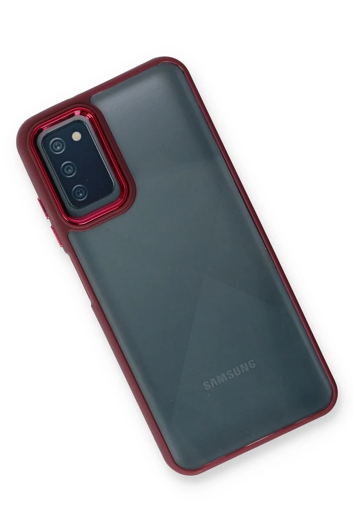 Newface Samsung Galaxy A03s Kılıf Dora Kapak - Kırmızı