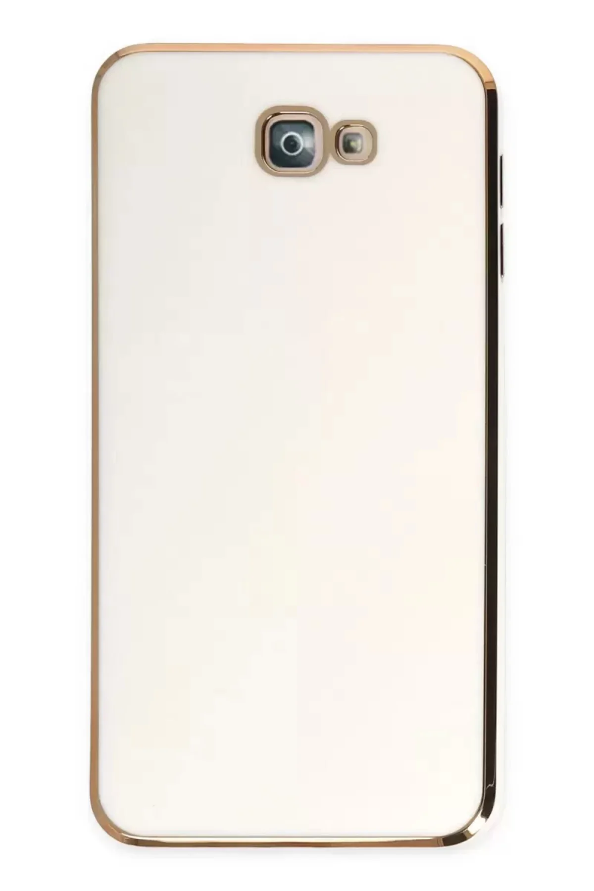 Newface Samsung Galaxy J7 Prime Kılıf Volet Silikon - Beyaz