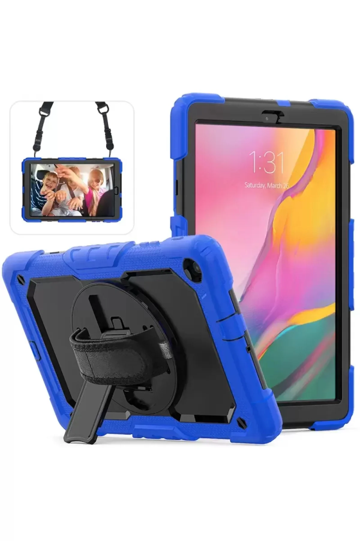 Newface Samsung Galaxy T510 Tab A 10.1 Kılıf Pars Tablet Kapak - 